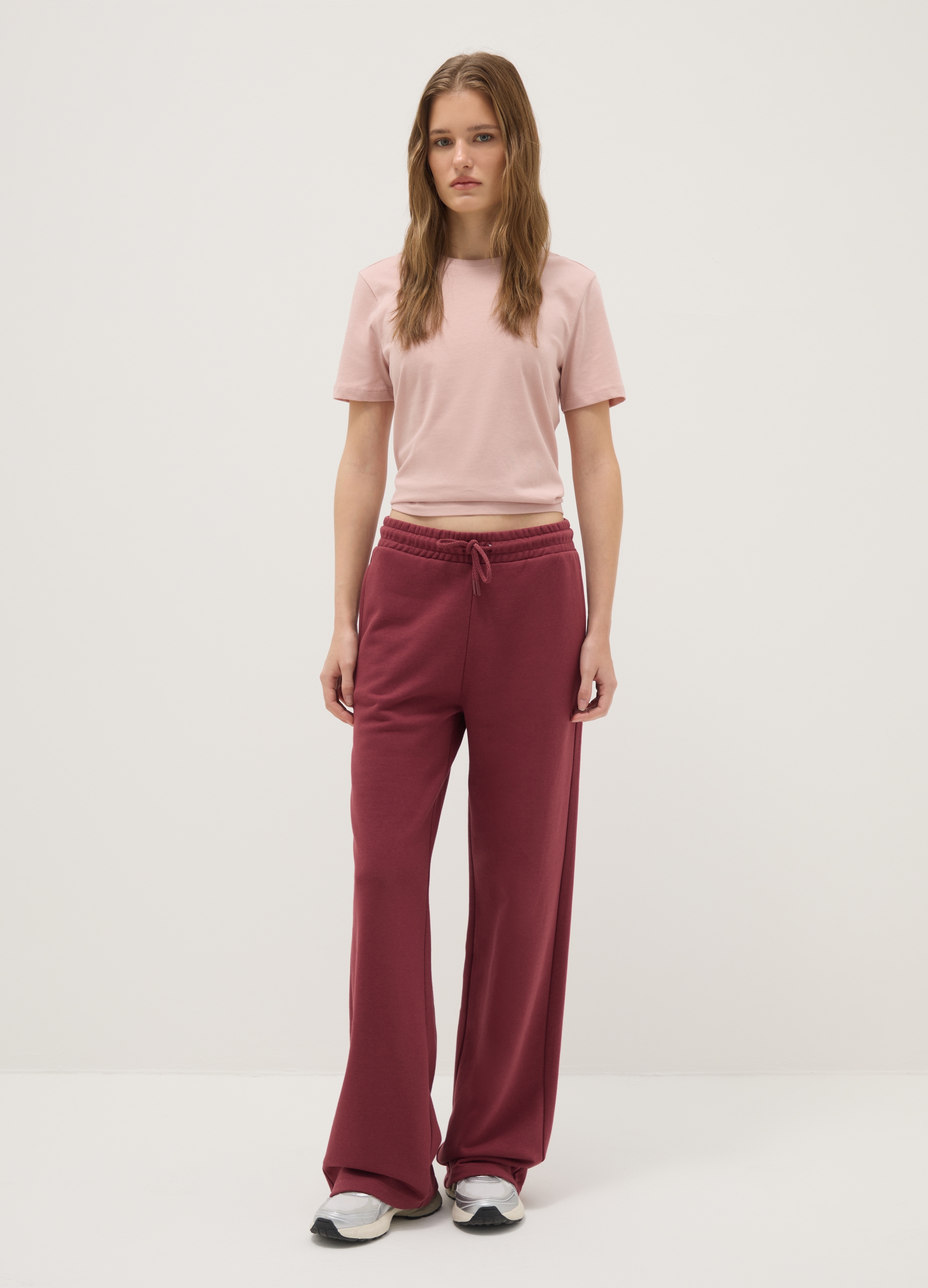 Camiseta Rosa De Algodón Puro Regular Fit, Mujer, Rosa Claro, Talla: 3XL