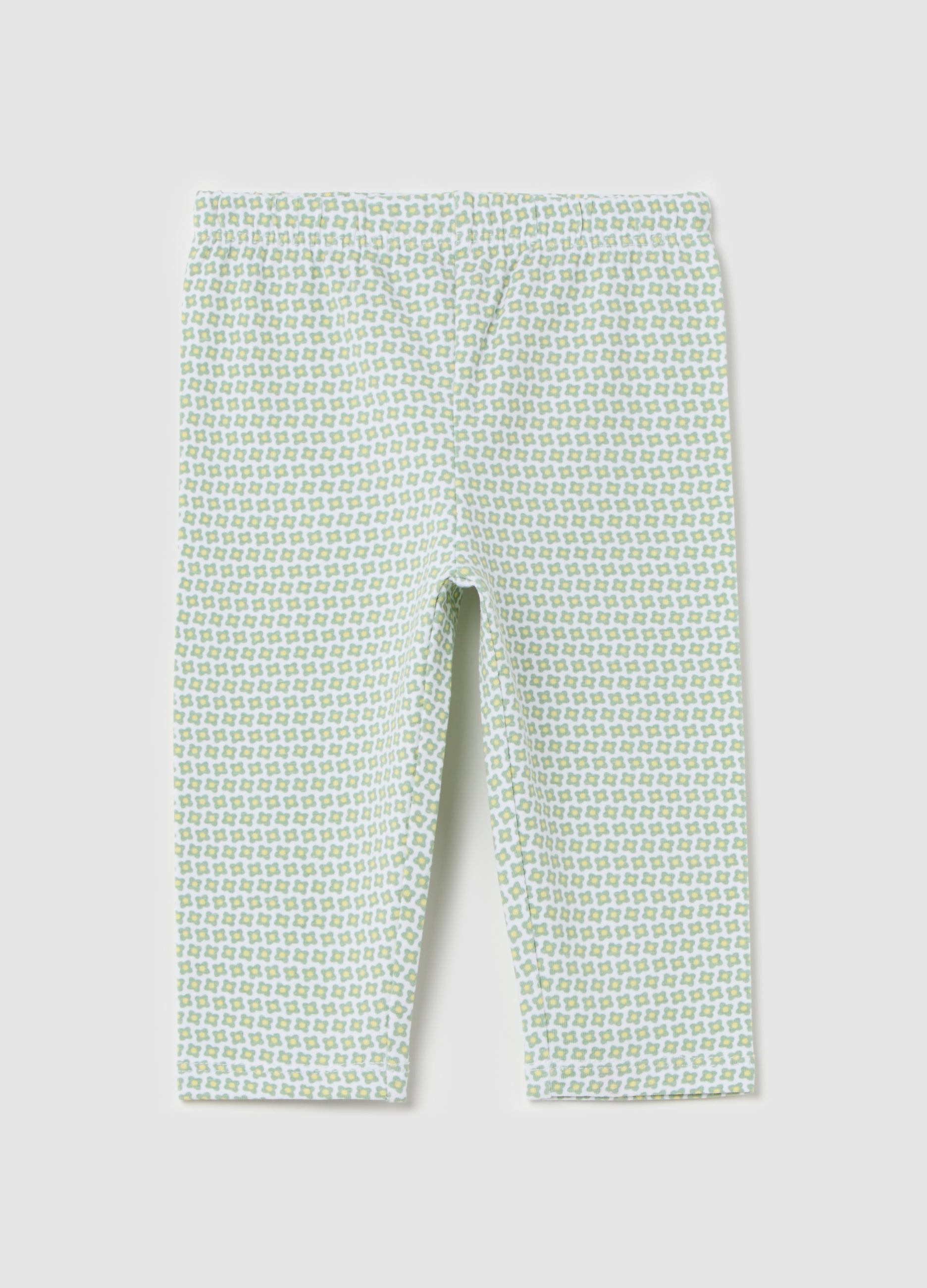 FAGOTTINO, Leggings A Tre Quarti Con Stampa, Bambina, Bianco, Taglia: 12-18