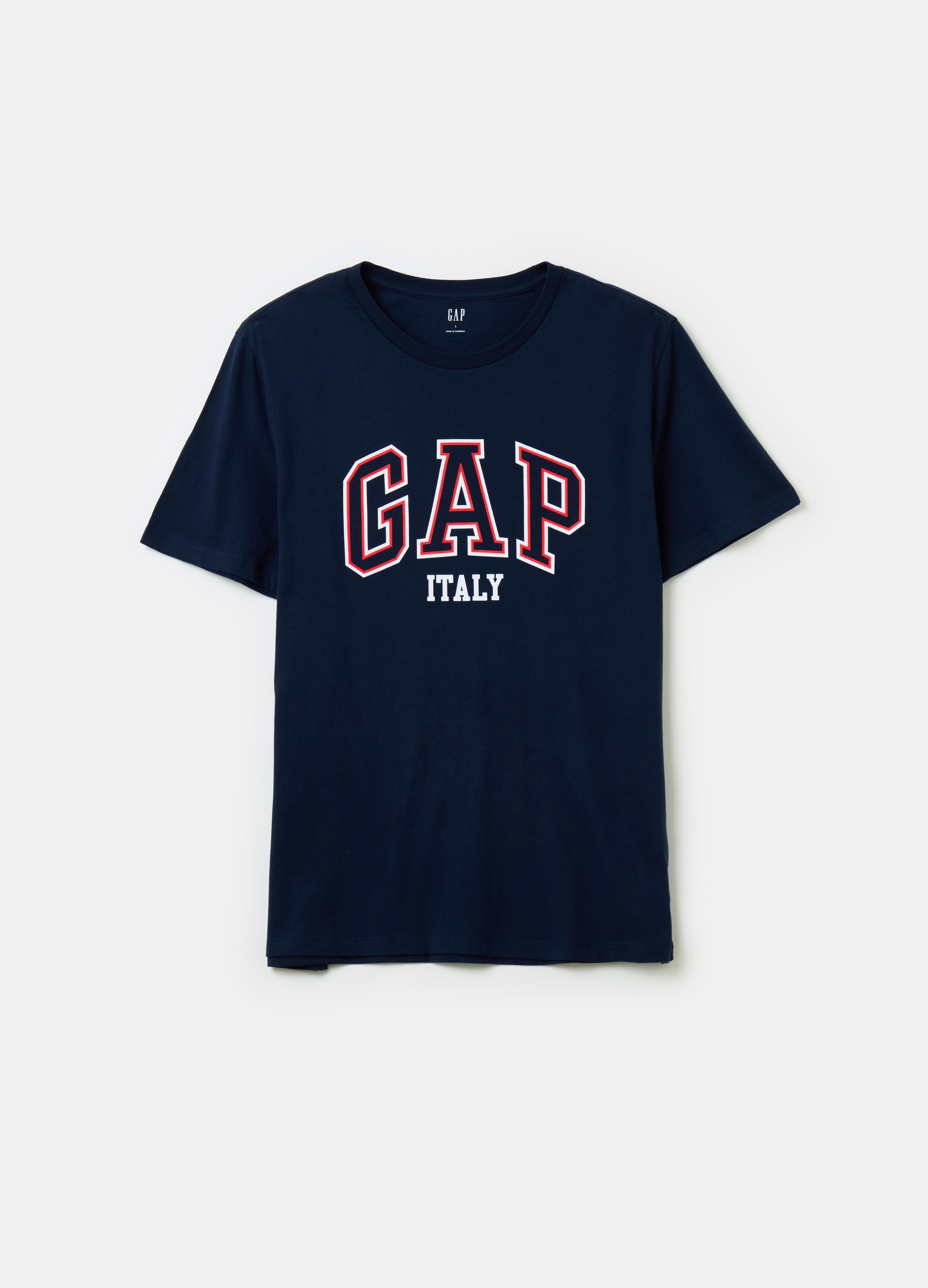 GAP, T-shirt Con Logo, Uomo, Blu, Taglia: XS