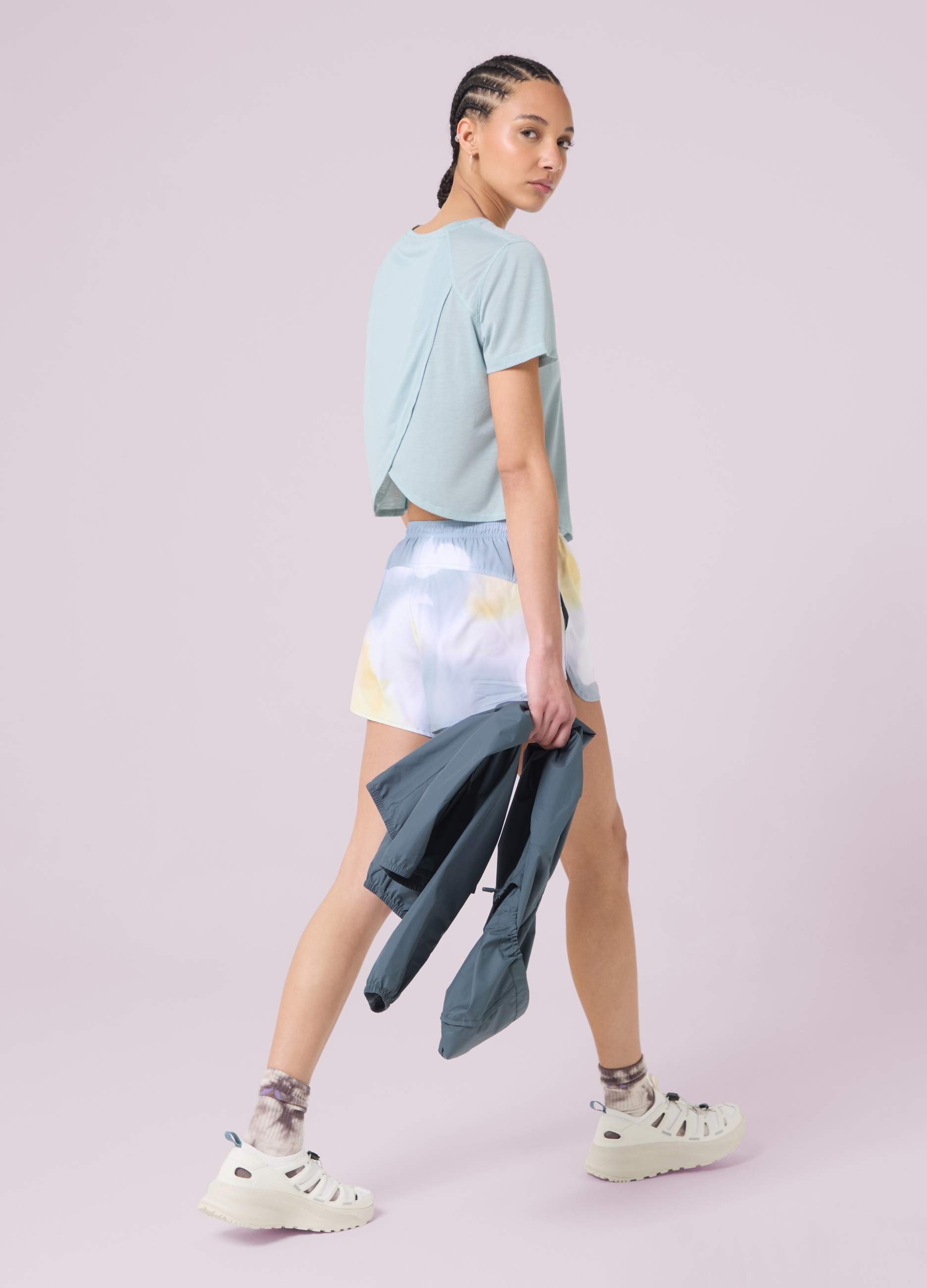 Altavia Studio, Camiseta De Tejido Suave Altavia Studio, Mujer, Azul Cielo, Talla: XXS