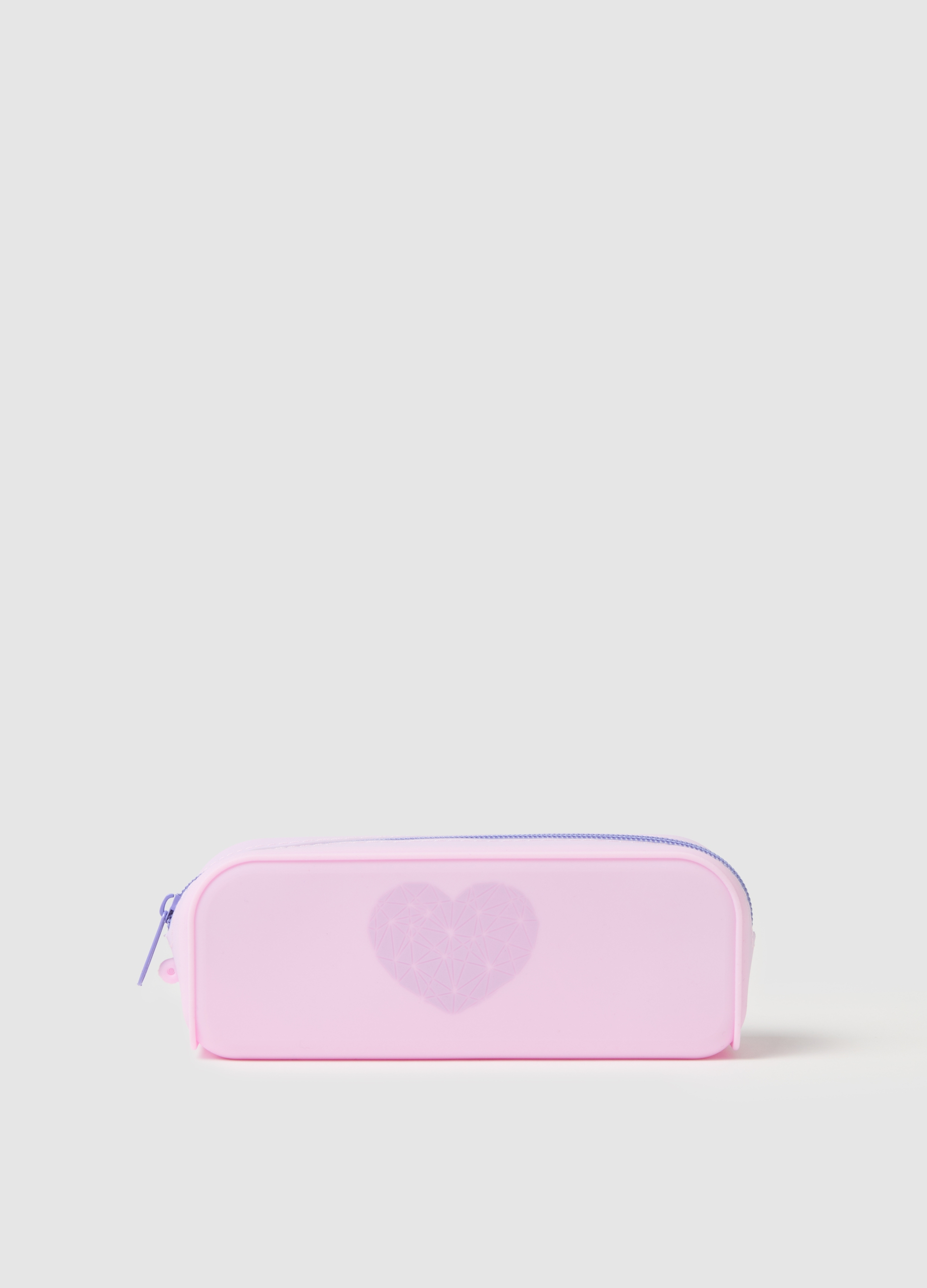 Estuche De Silicona Rosa Con Diseño De Corazón, Mujer, Rosa claro, Talla: FASUL