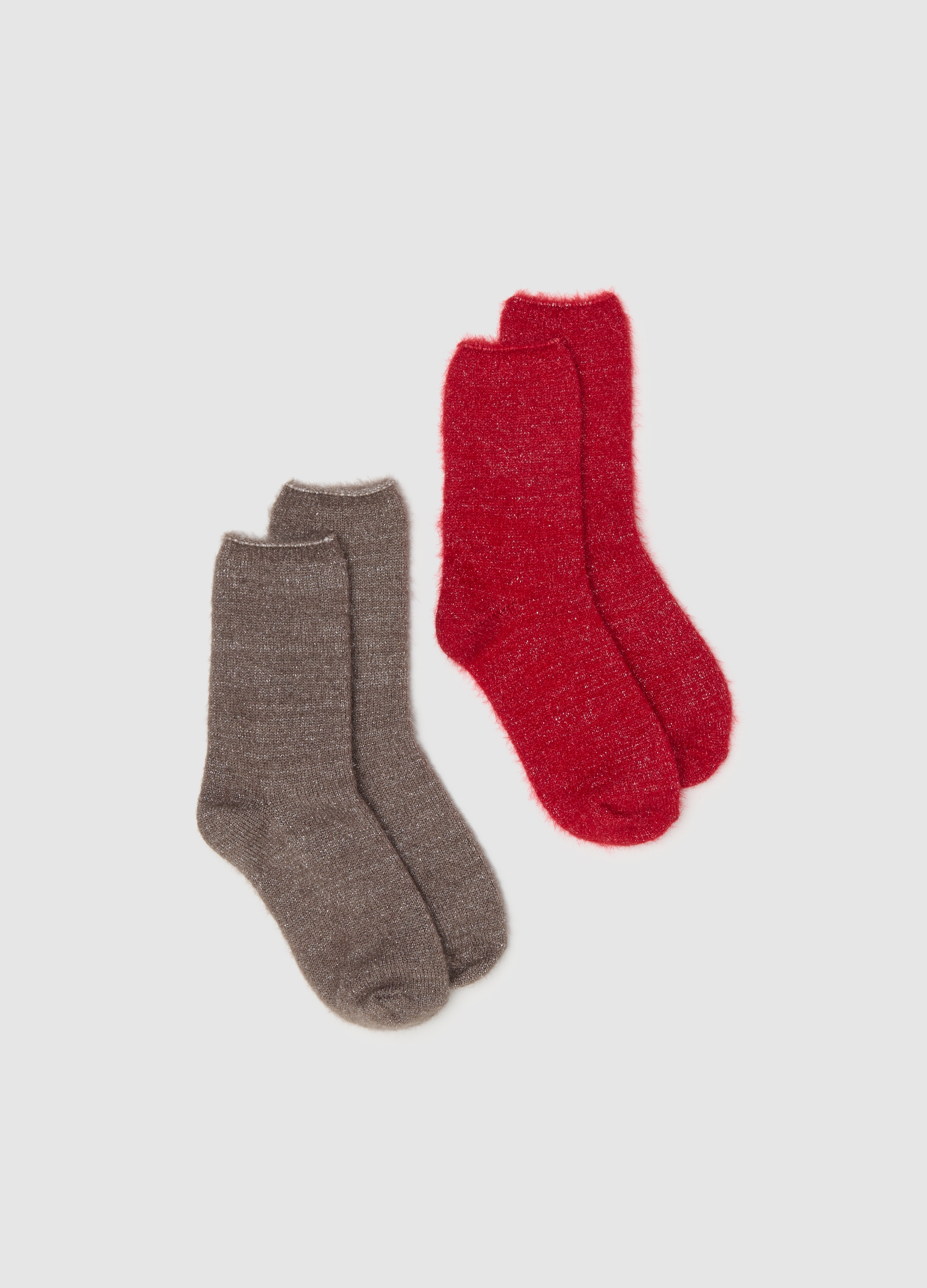 OVS, Bipack Calzini In Tessuto Elasticizzato Multicolor, Donna, Multicolor, Taglia: 36-38