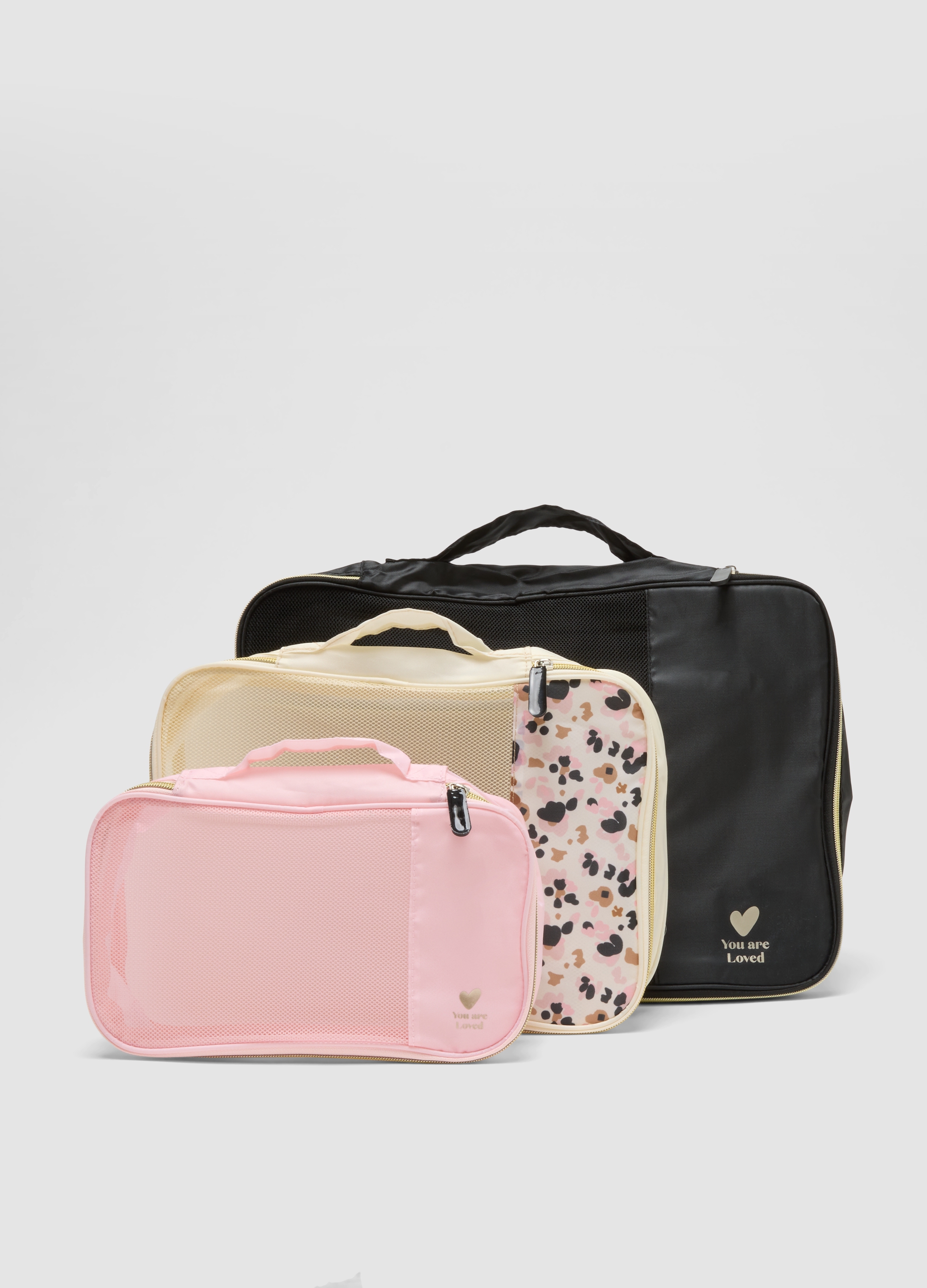 OVS, Set Di Beauty Case Multicolor Da Viaggio, Donna, Multicolor, Taglia: ONE SIZE