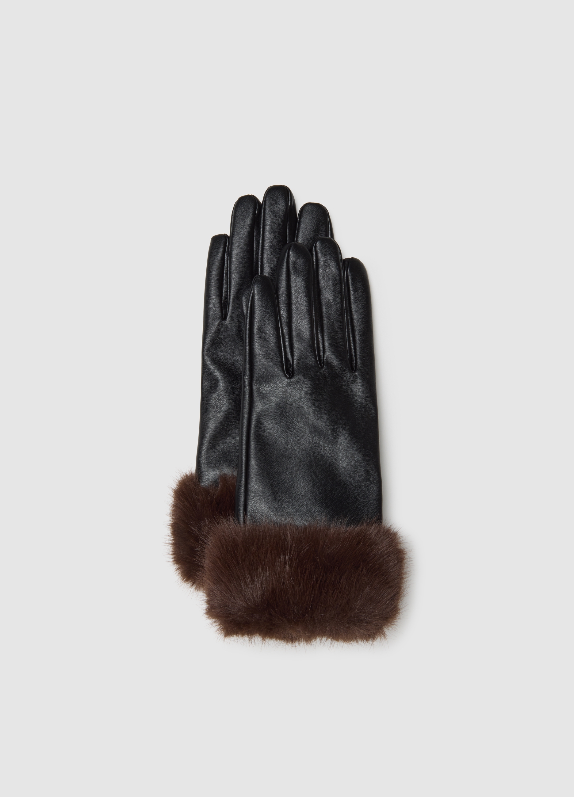 OVS, Guanti Neri, Donna, Multicolor, Taglia: S