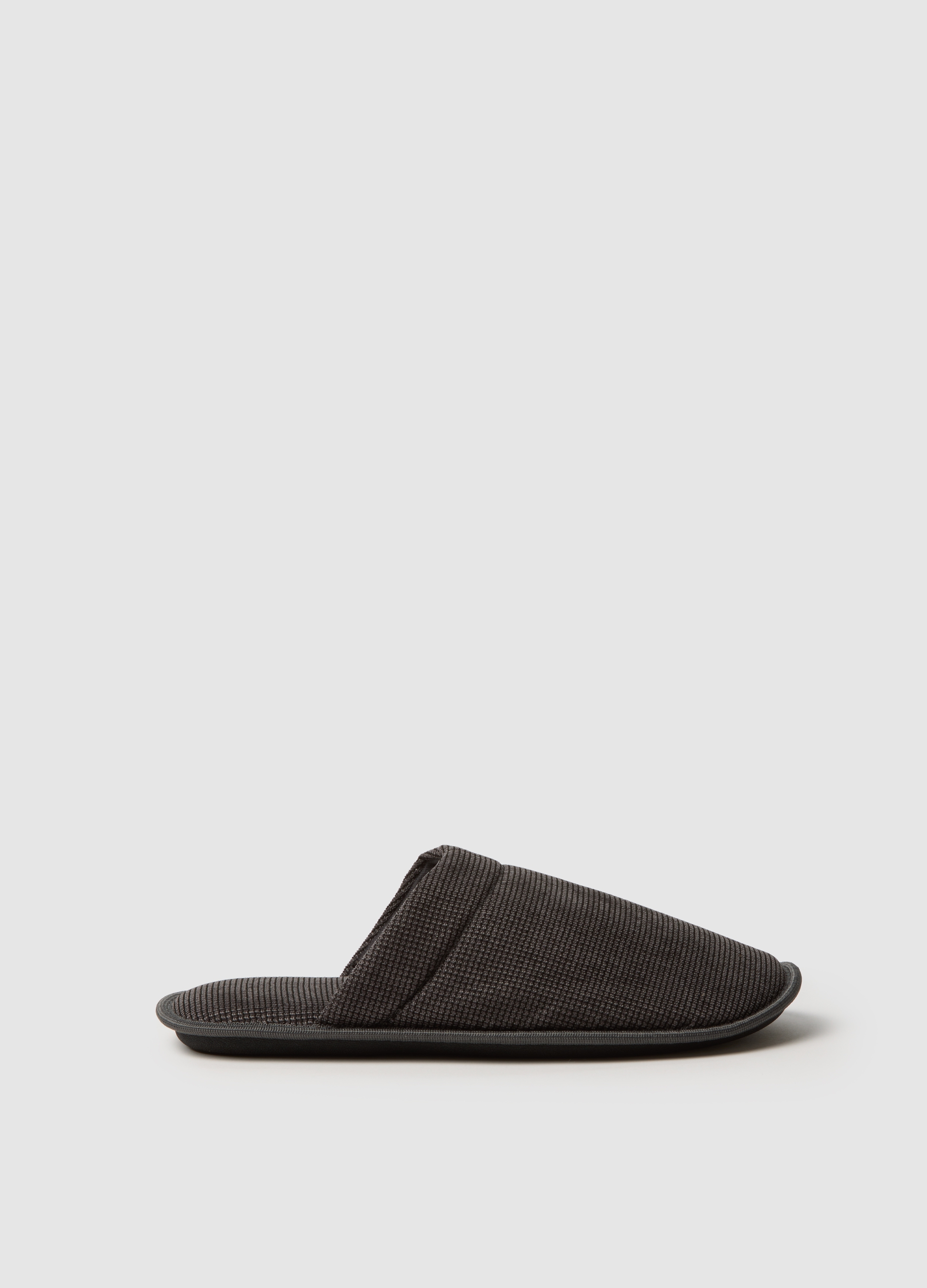 Pantofole Nere Morbide, Hombre, Gris oscuro, Talla: 45