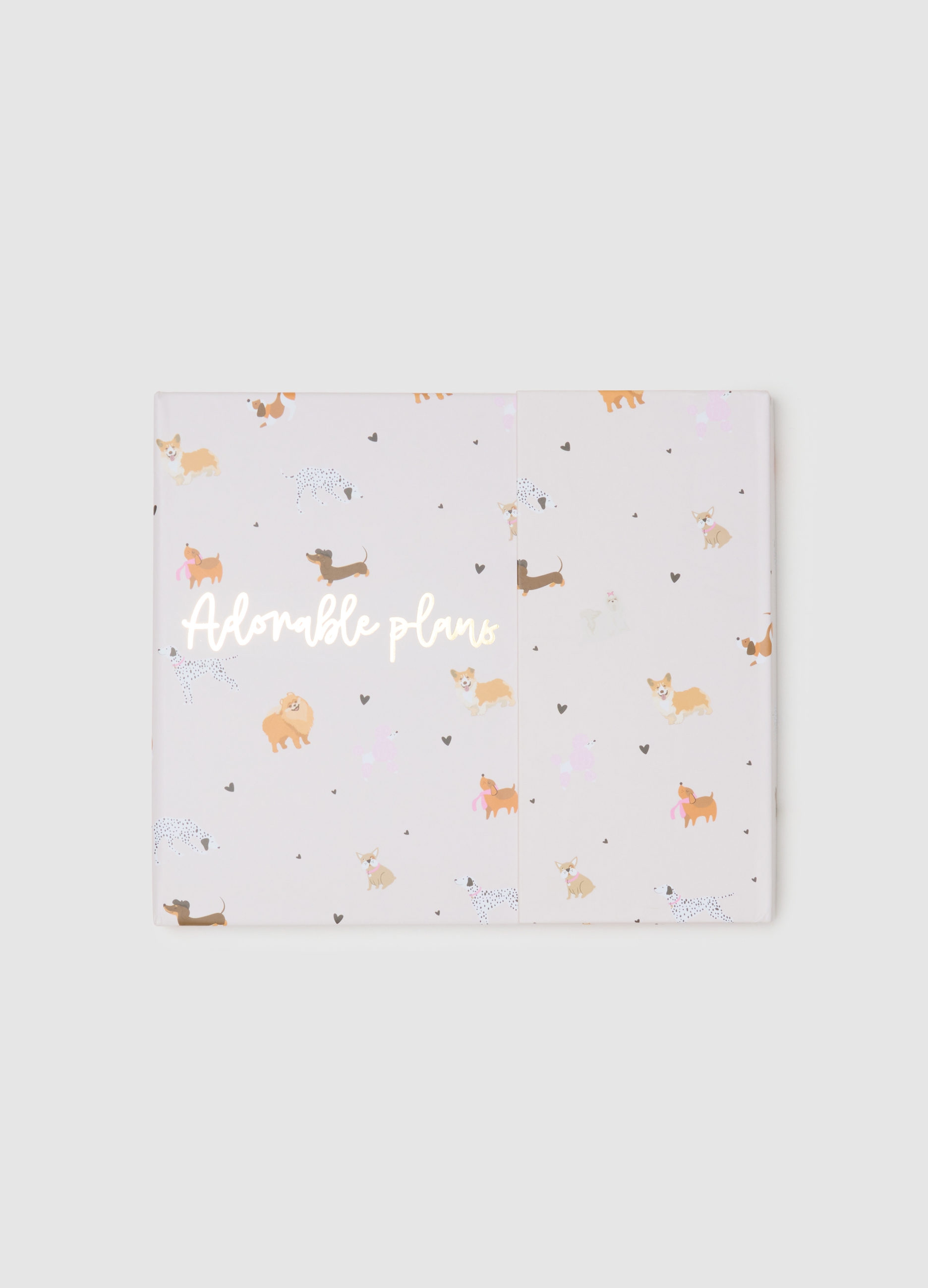 OVS, Set Di Planner In Carta Grigia, Donna, Multicolor, Taglia: ONE SIZE