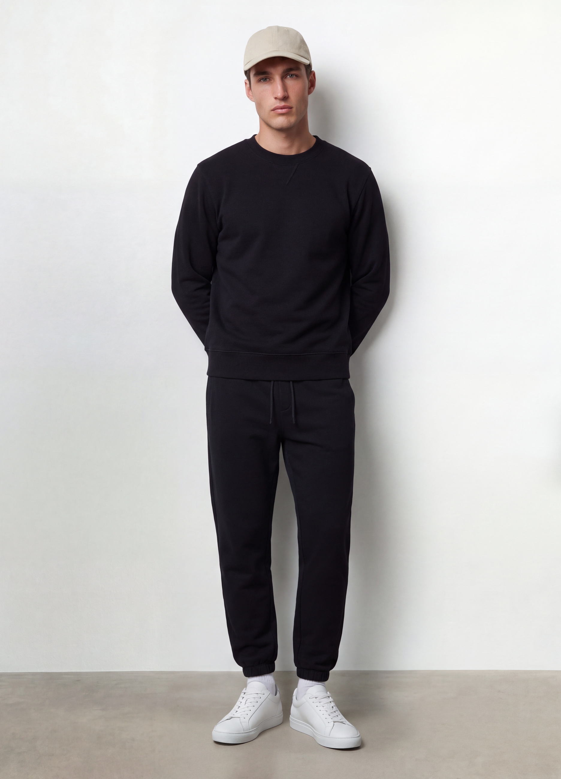 OVS, Felpa Nera Girocollo In Misto Cotone Regular Fit, Uomo, Nero, Taglia: XXL