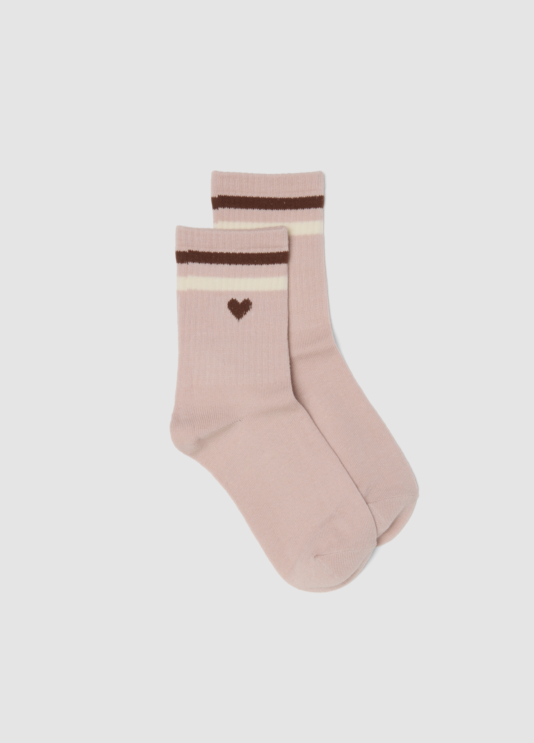 B.ANGEL, Calzini Rosa In Cotone Organico Elasticizzato, Donna, Rosa, Taglia: 39-41