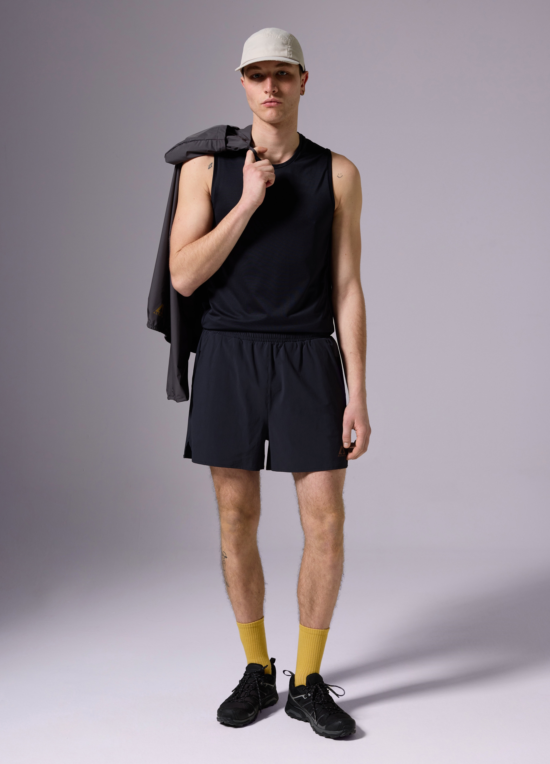 ALTAVIA, Camiseta De Tirantes De Tejido Técnico Altavia With Deborah Compagnoni, Hombre, Negro, Talla: S