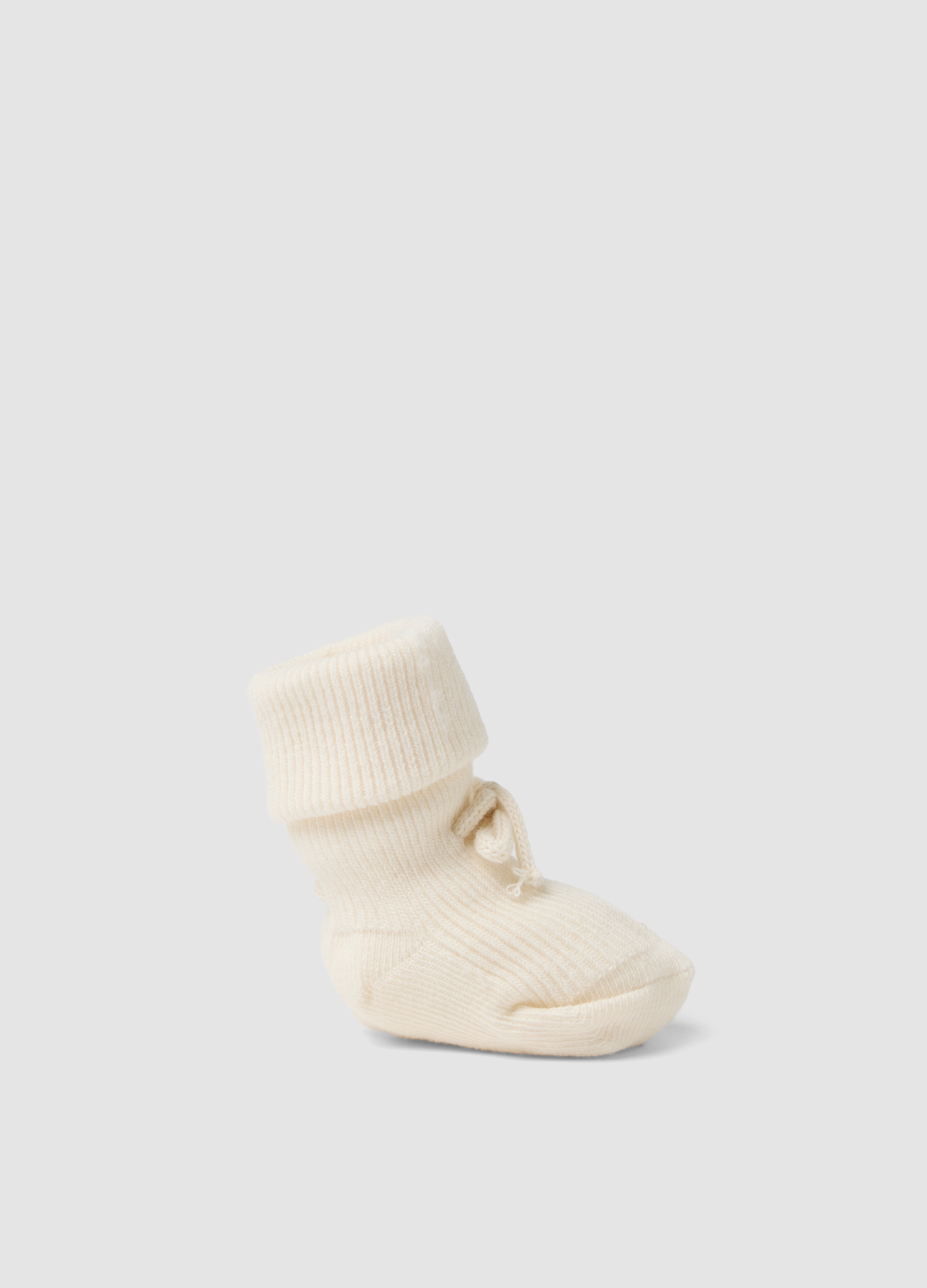 FAGOTTINO, Scarpine Bianche In Cotone Organico A Coste, Unisex, Bianco, Taglia: T.U.