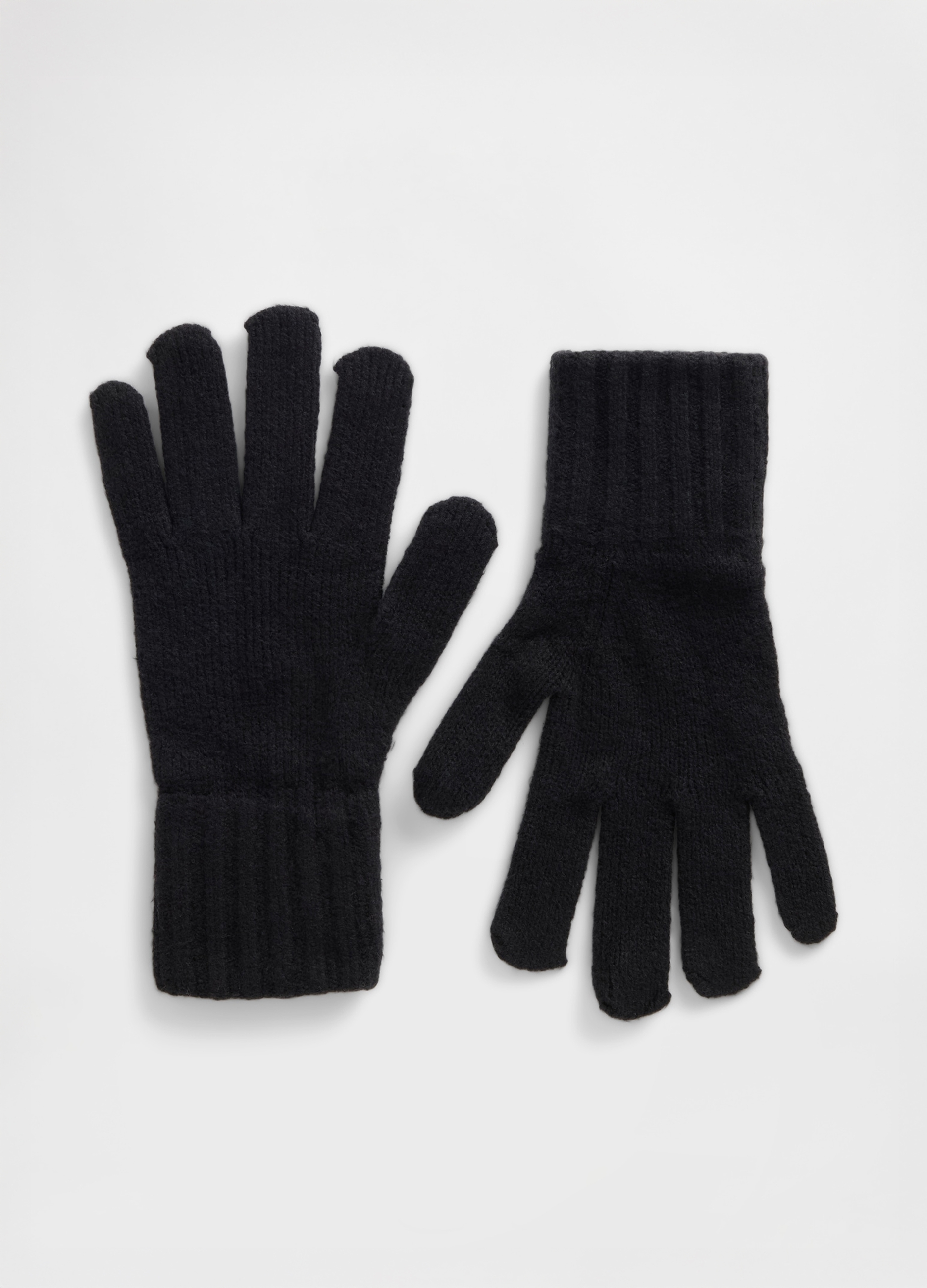 GAP, Guanti Cashsoft In Misto Cotone, Uomo, Nero, Taglia: S/M