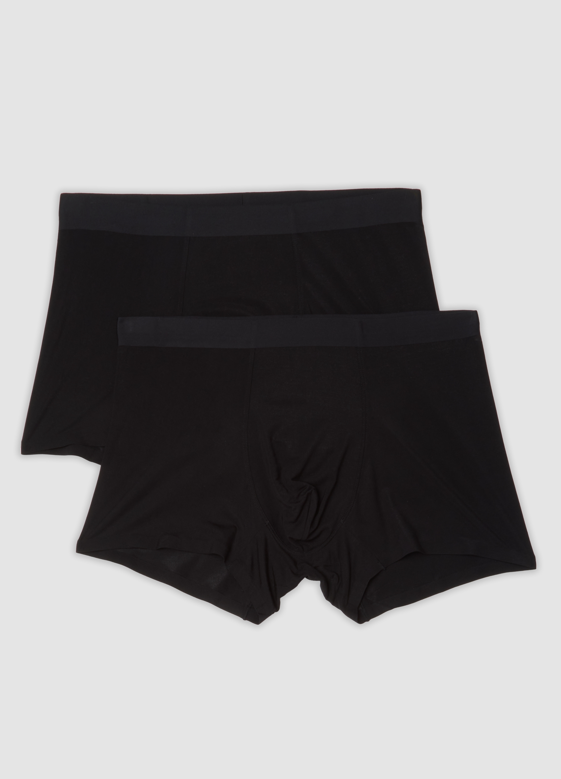 OVS, Bipack Di Boxer Neri In Modal Elasticizzato, Uomo, Nero, Taglia: S