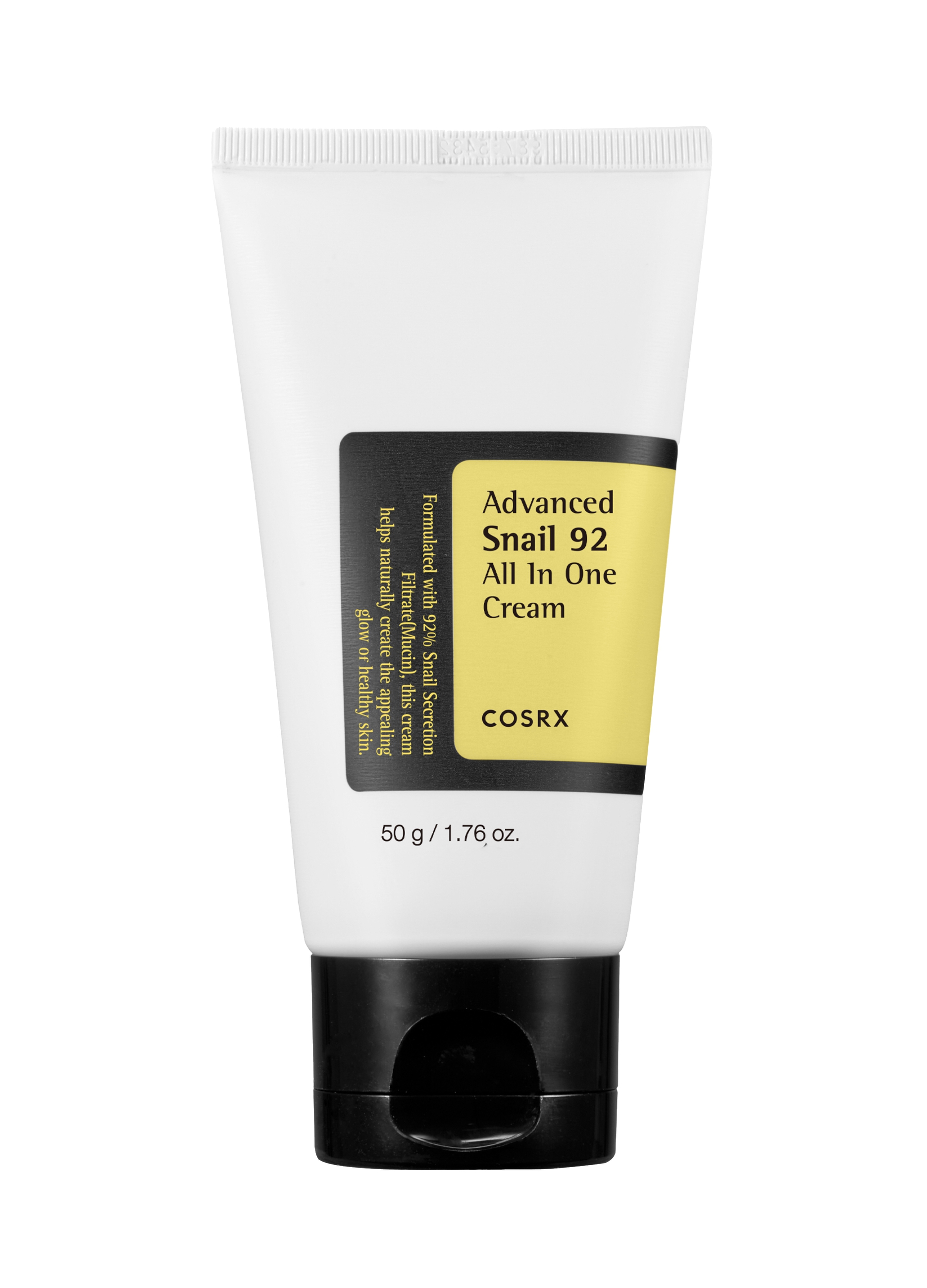 COSRX, Advanced Snail 92 All In One Cream (eu) Tube 50g - Skincare Coreana, Donna, Bianco, Taglia: FASUL
