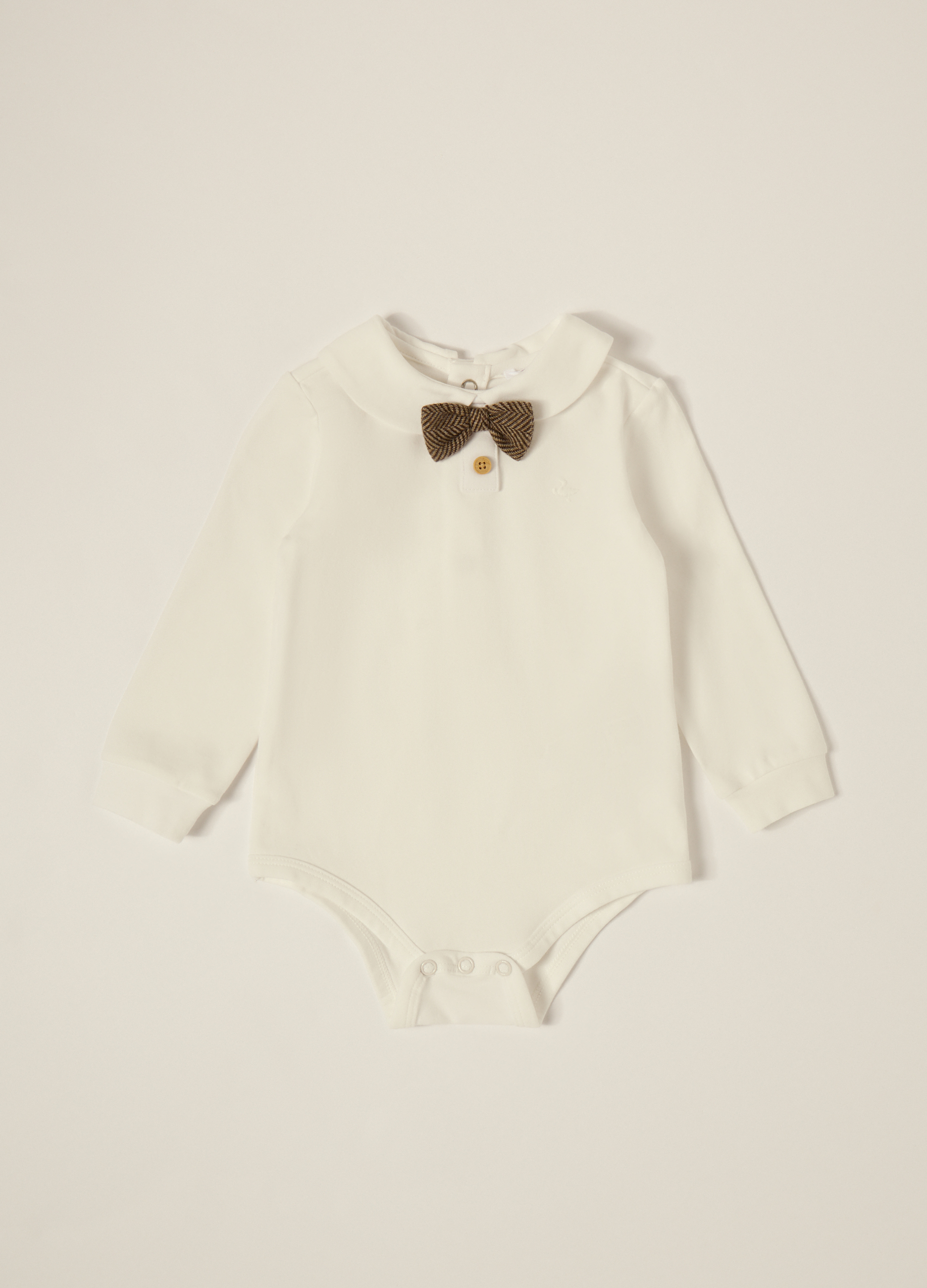 OVS, Body Bianco Con Papillon Per Neonato, Bianco, Taglia: 3