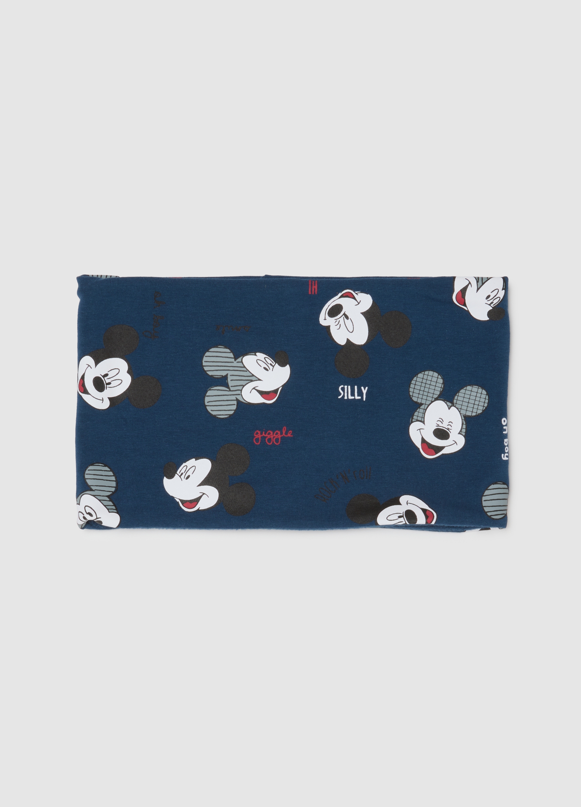 Sciarpa Da Neonato In Cotone Elasticizzato Blu, Niño, Azul oscuro, Talla: FASUL