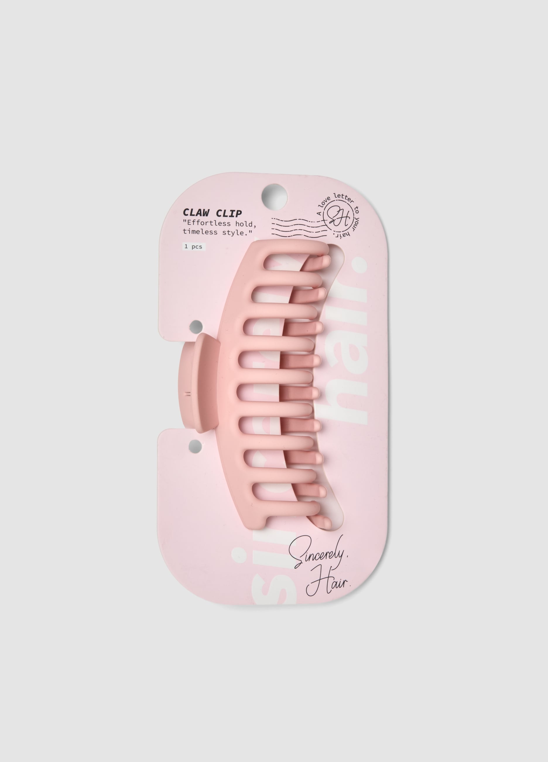 SINCERELY HAIR, Sincerely Hair Big Claw Clip Pink, Unisex, Rosa, Taglia: FASUL
