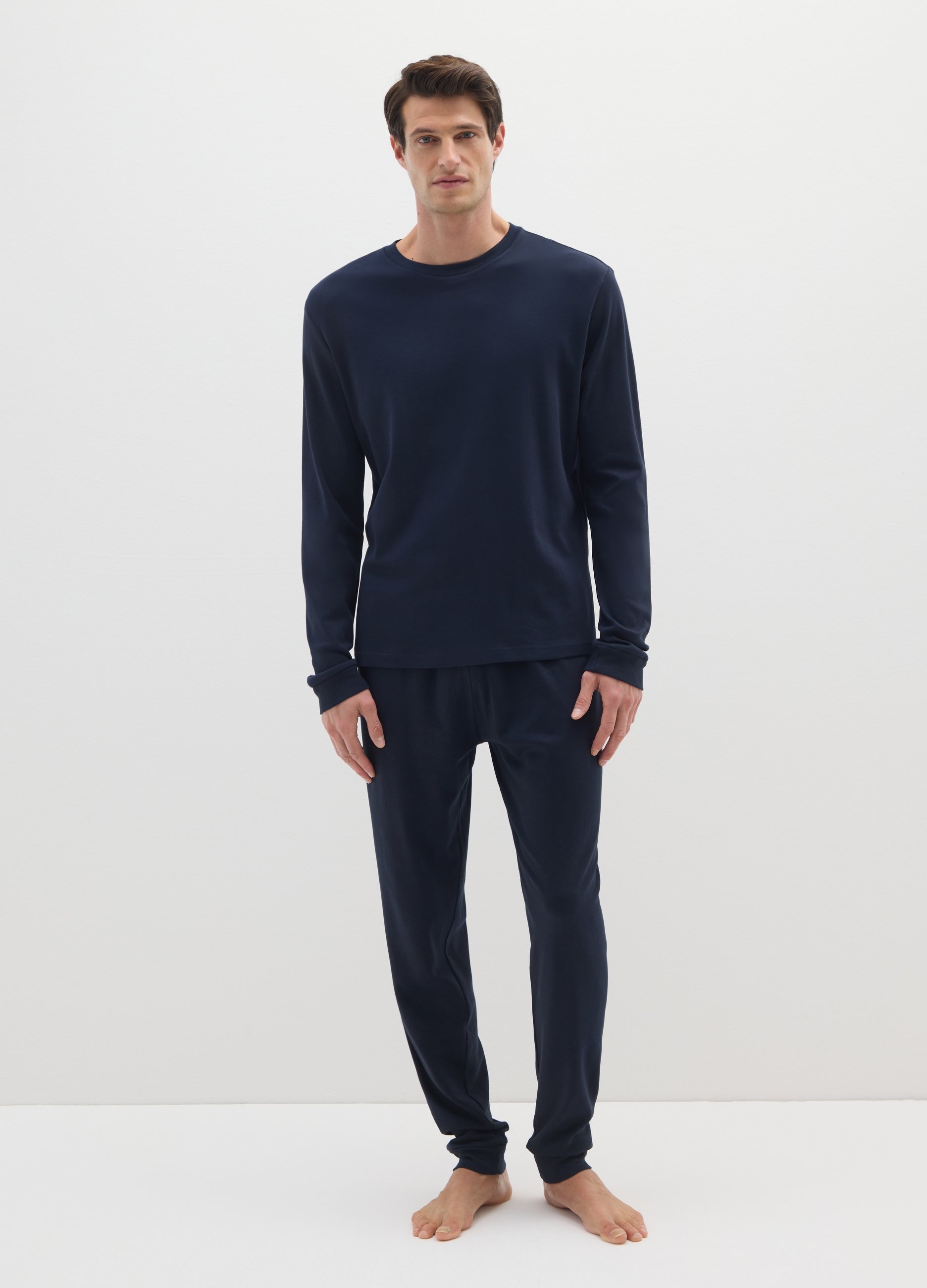 OVS, Pigiama Grigio In Cotone, Uomo, Nero, Taglia: L