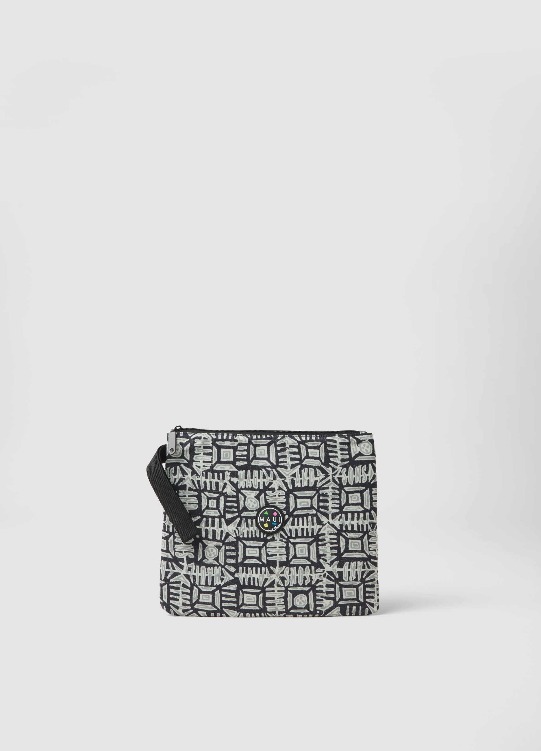 MAUI, Pochette Multicolor Con Fantasia Geometrica, Uomo, Multicolor, Taglia: ONE SIZE
