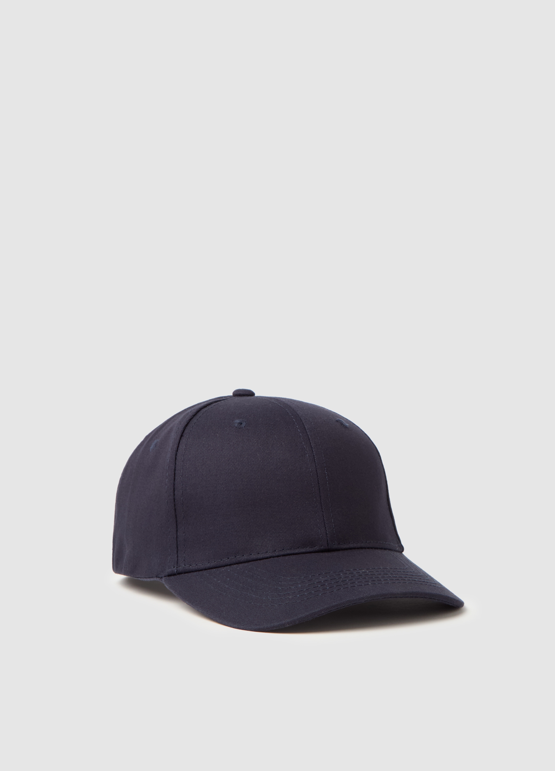 OVS , Cappello Da Baseball In Cotone, Uomo, Blu, Taglia: ONE SIZE