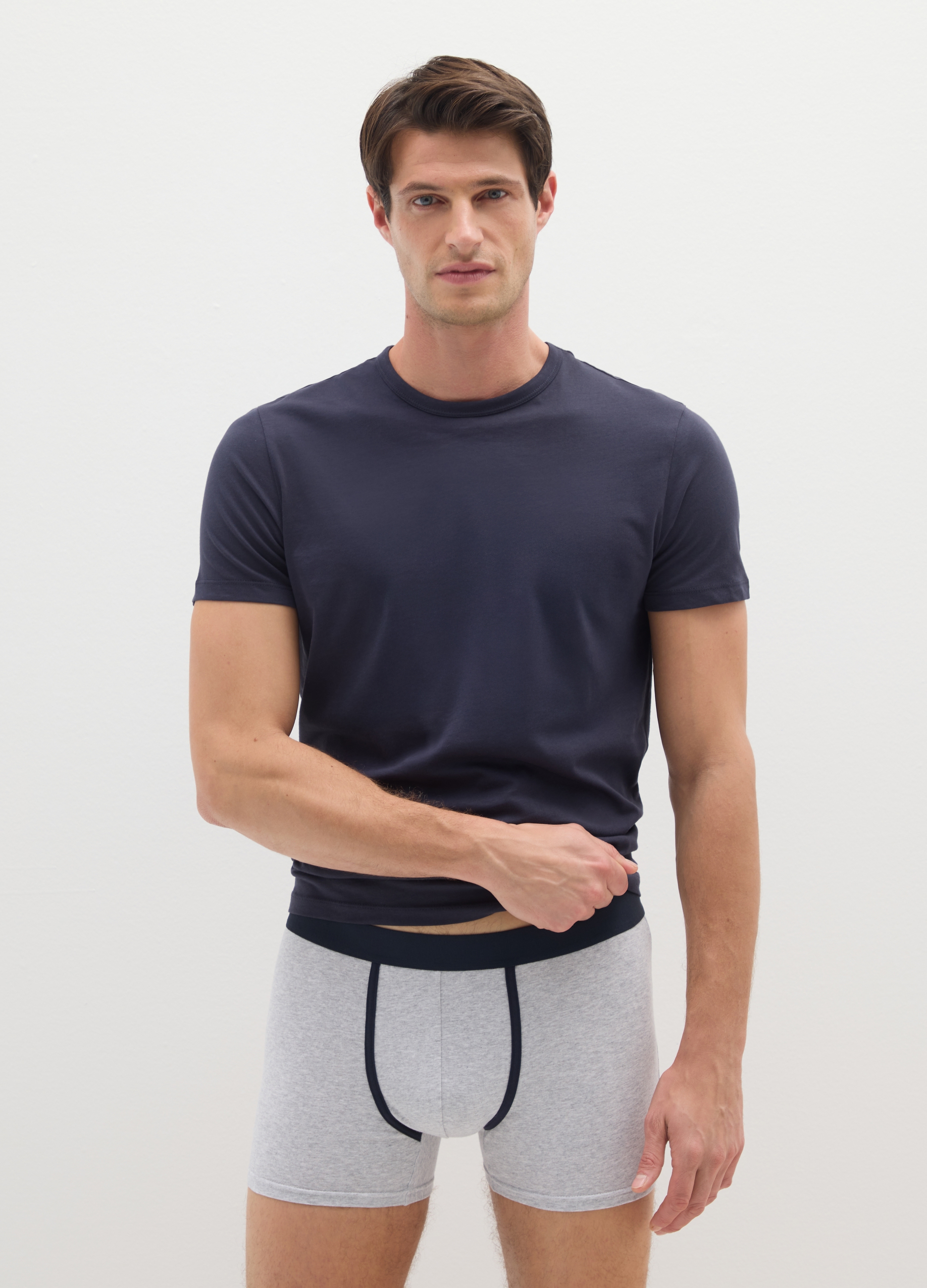 OVS, Tripack Boxer In Cotone Elasticizzato Multicolor Regular Fit, Uomo, Multicolor, Taglia: S