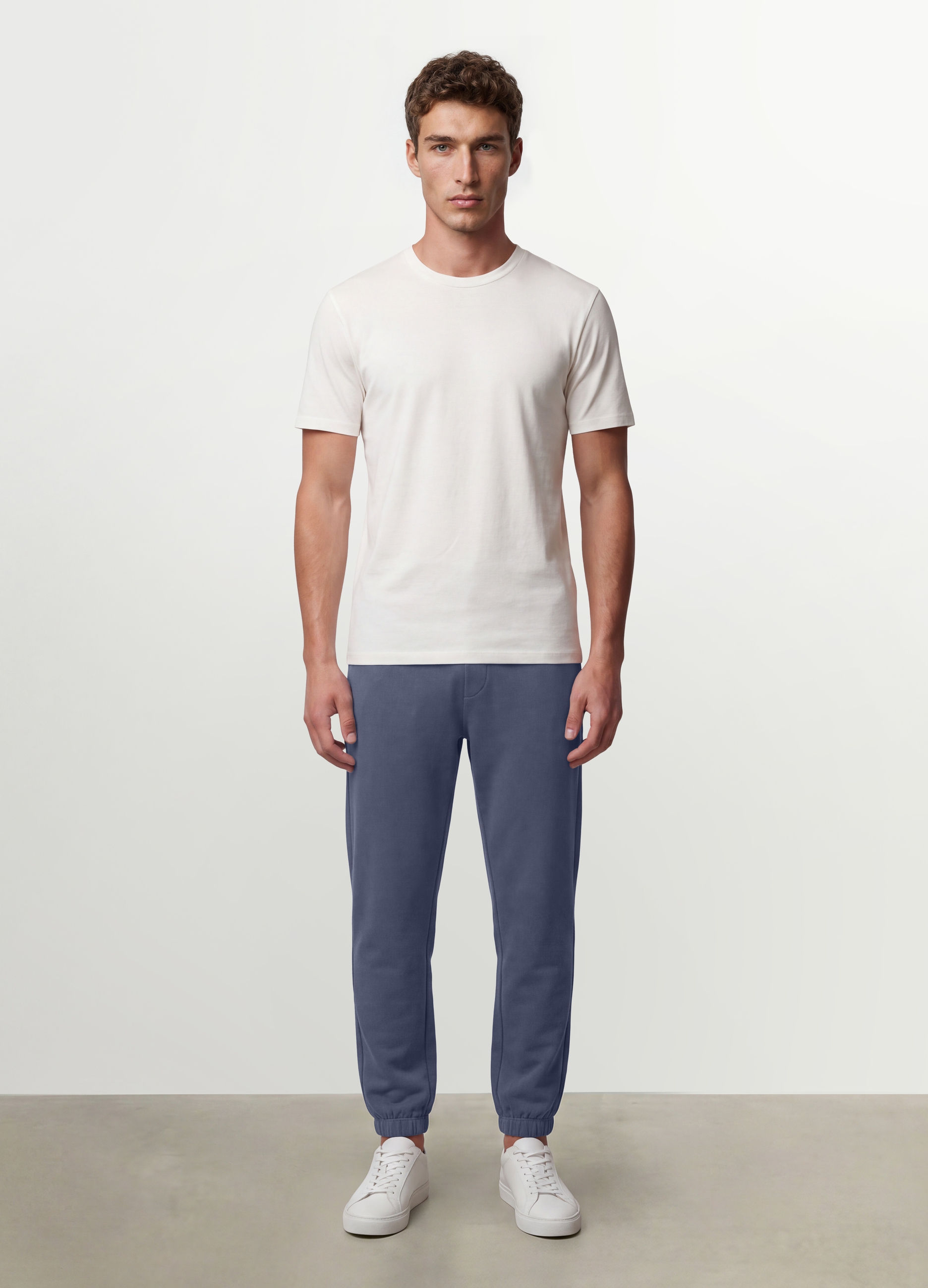 OVS, Pantaloni Jogger Grigi In Misto Cotone Regular Fit, Uomo, Grigio, Taglia: S