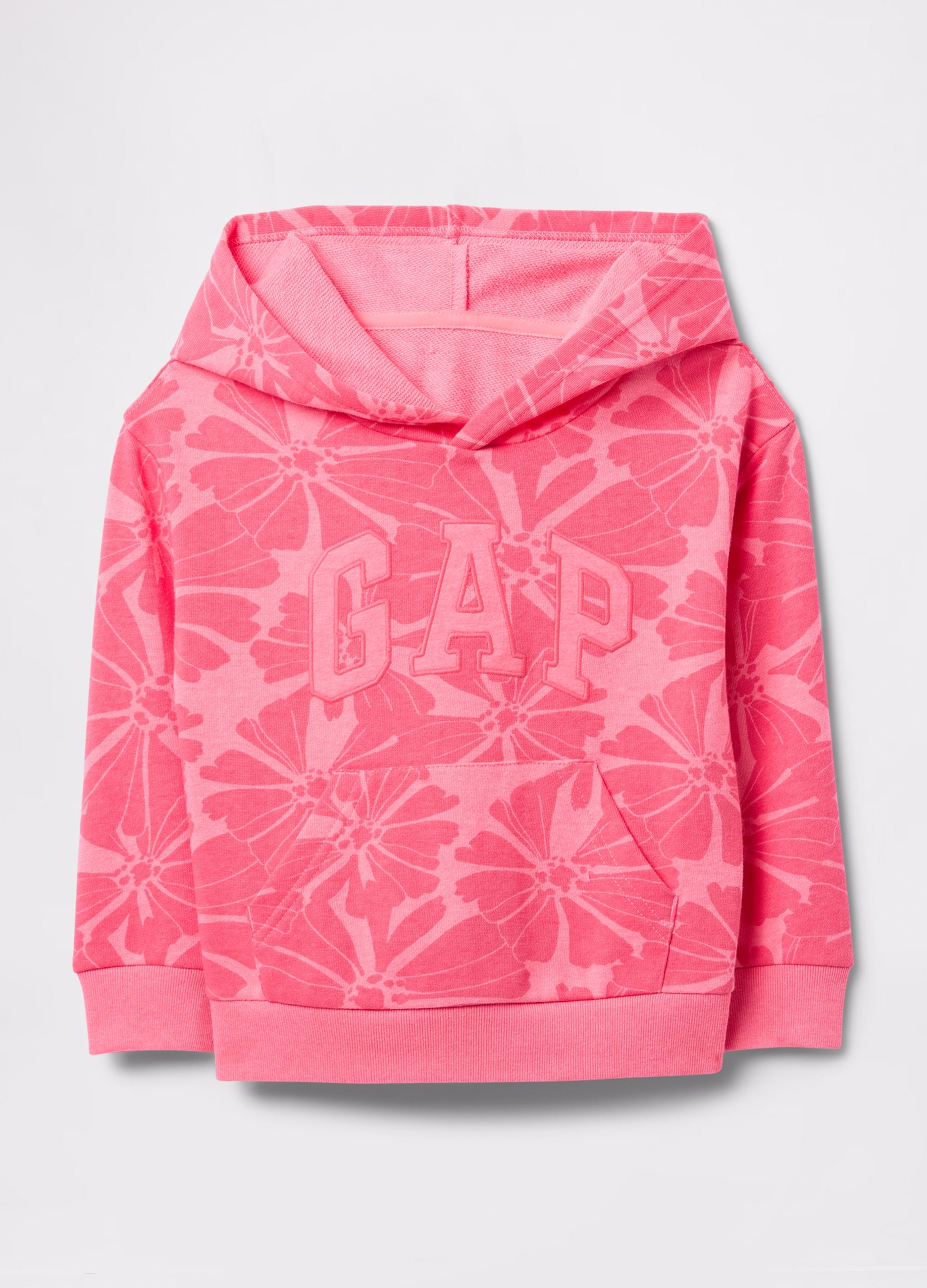 GAP KIDS, Felpa In French Terry Con Cappuccio, Unisex, Rosa, Taglia: 3Y/91-99