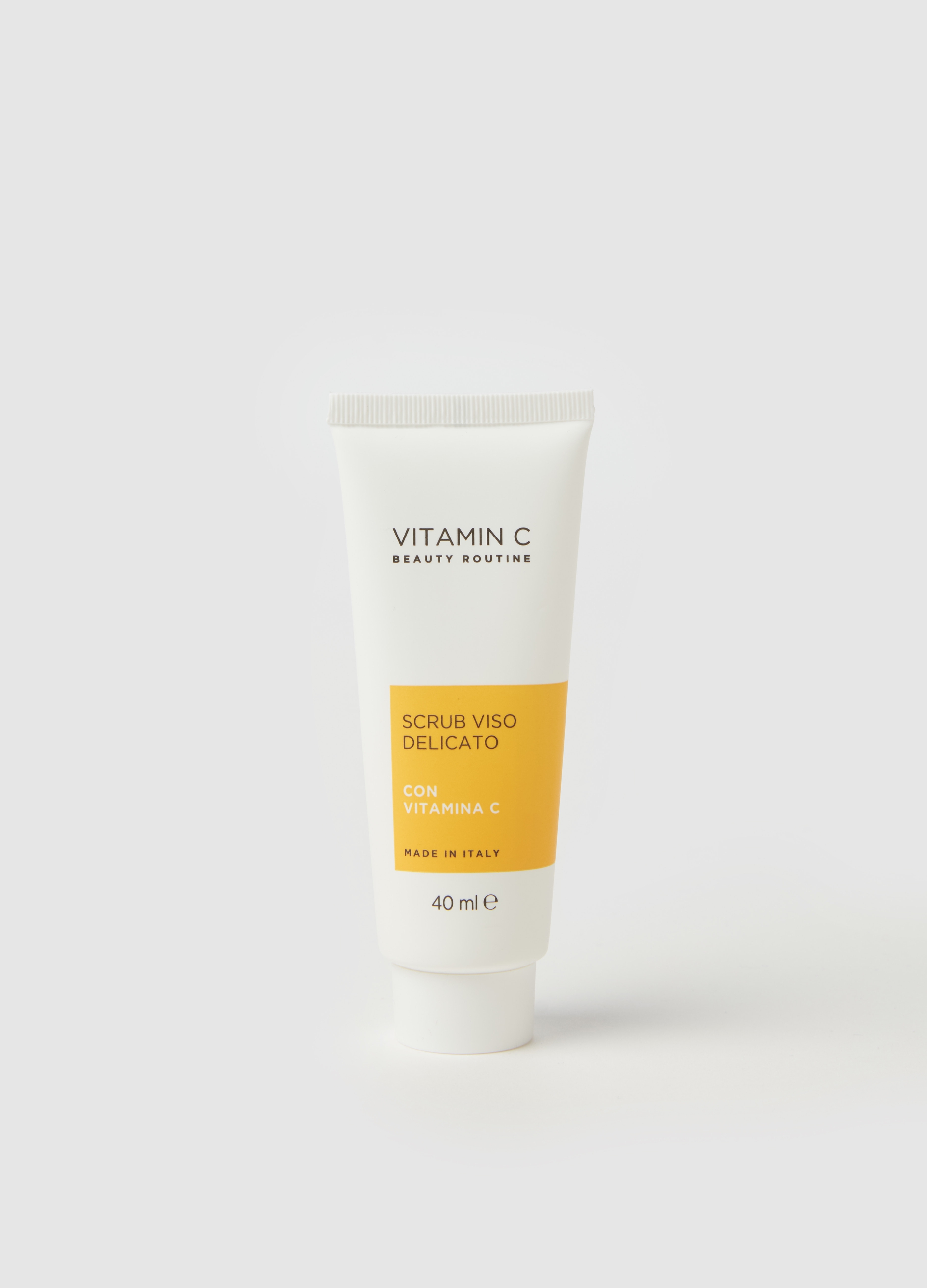BEAUTY ROUTINE, Scrub Viso Alla Vitamina C 40ml, Donna, Giallo, Taglia: FASUL