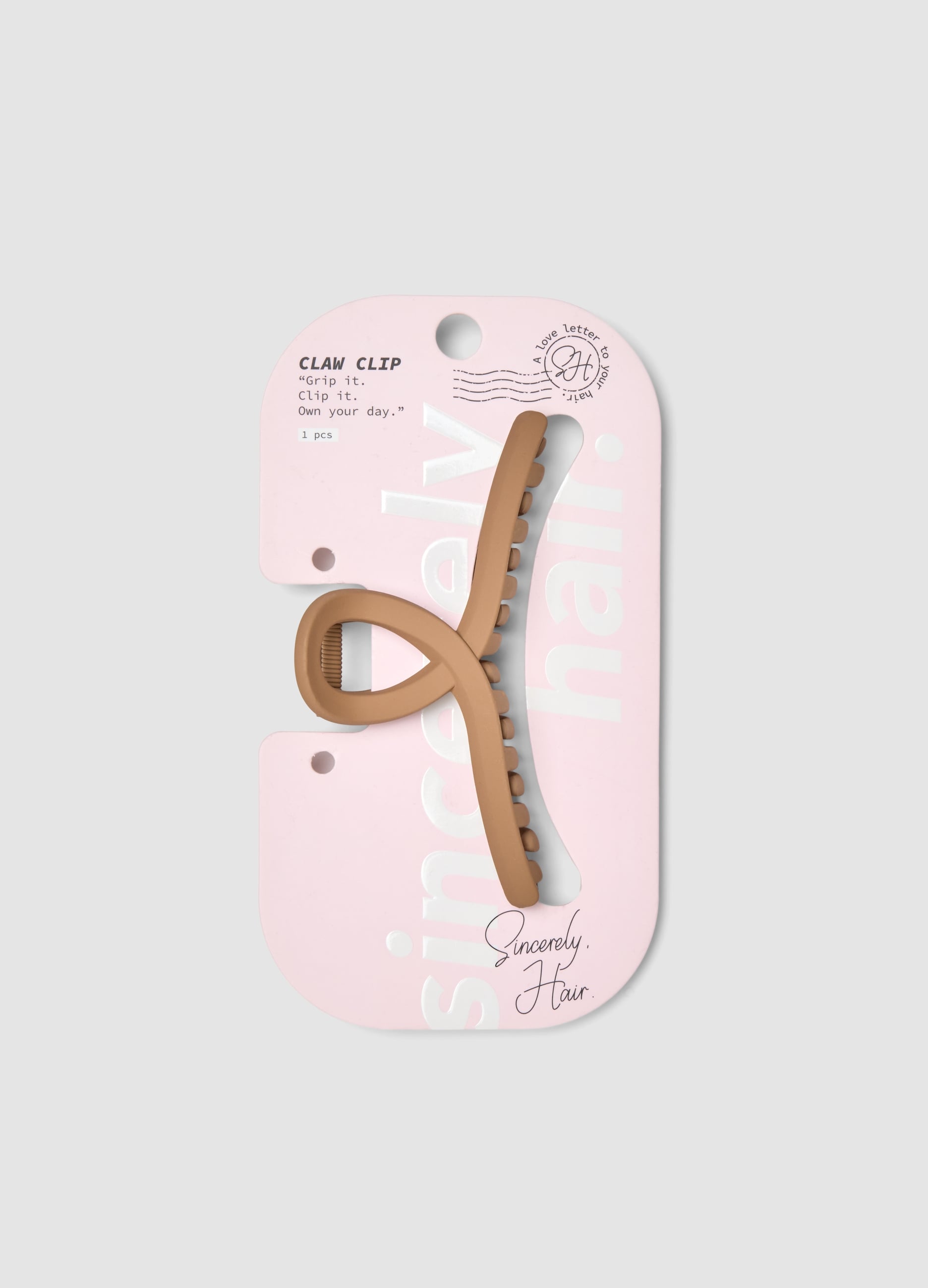 SINCERELY HAIR, Sincerely Hair Claw Clip Mocha, Unisex, Marrone, Taglia: FASUL
