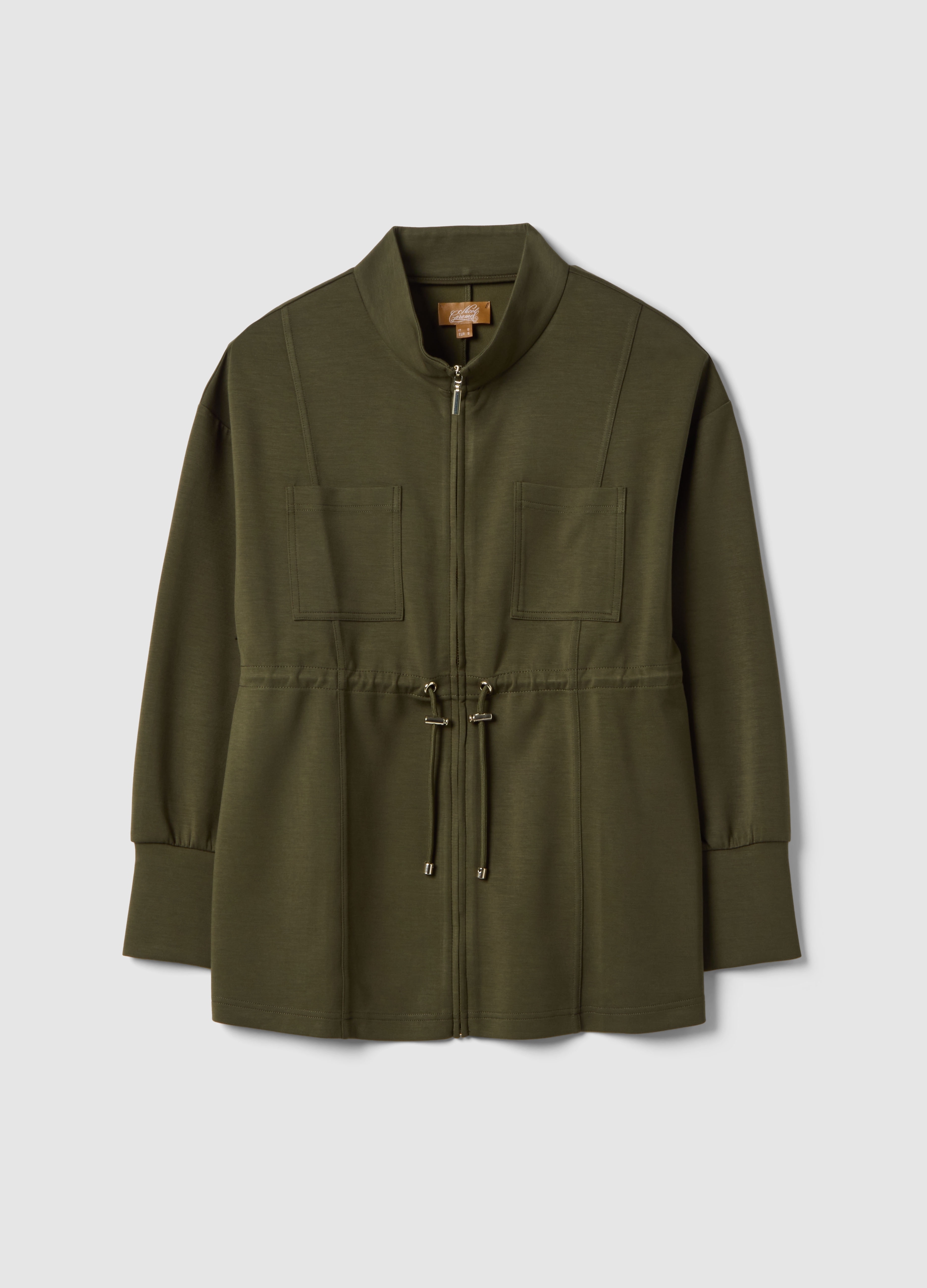 NICOL CARAMEL, Sudadera Premamá Verde De Ajuste Relajado En Mezcla De Modal Elástico, Mujer, Verde oscuro, Talla: 34