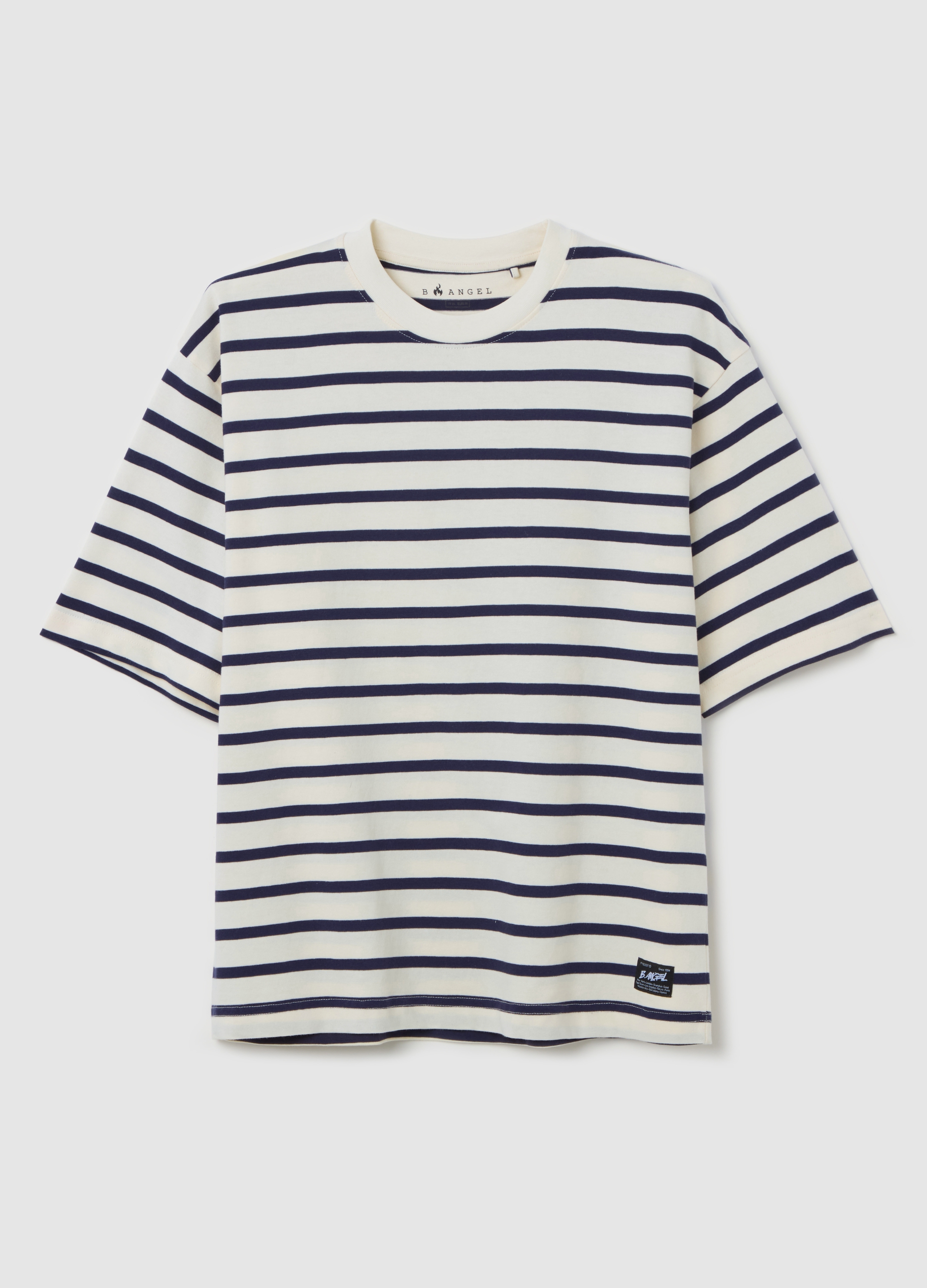 OVS, T-shirt In Cotone A Righe, Uomo, Multicolor, Taglia: XS