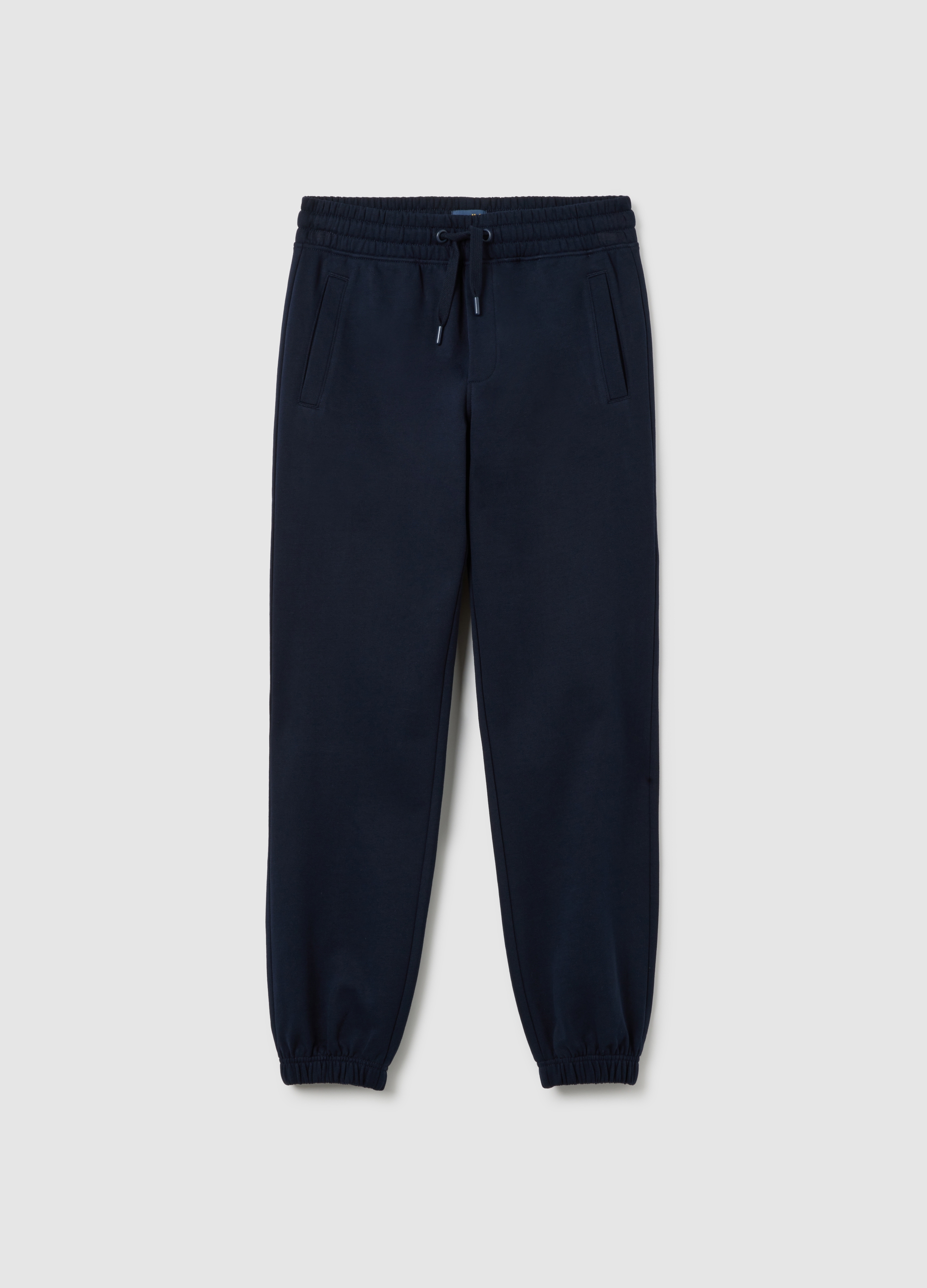 OVS, Jungen Jogginghose Aus Blauem Reinen Baumwolle Im Regular Fit, Junge, Dunkelblau, Größe: 10-11