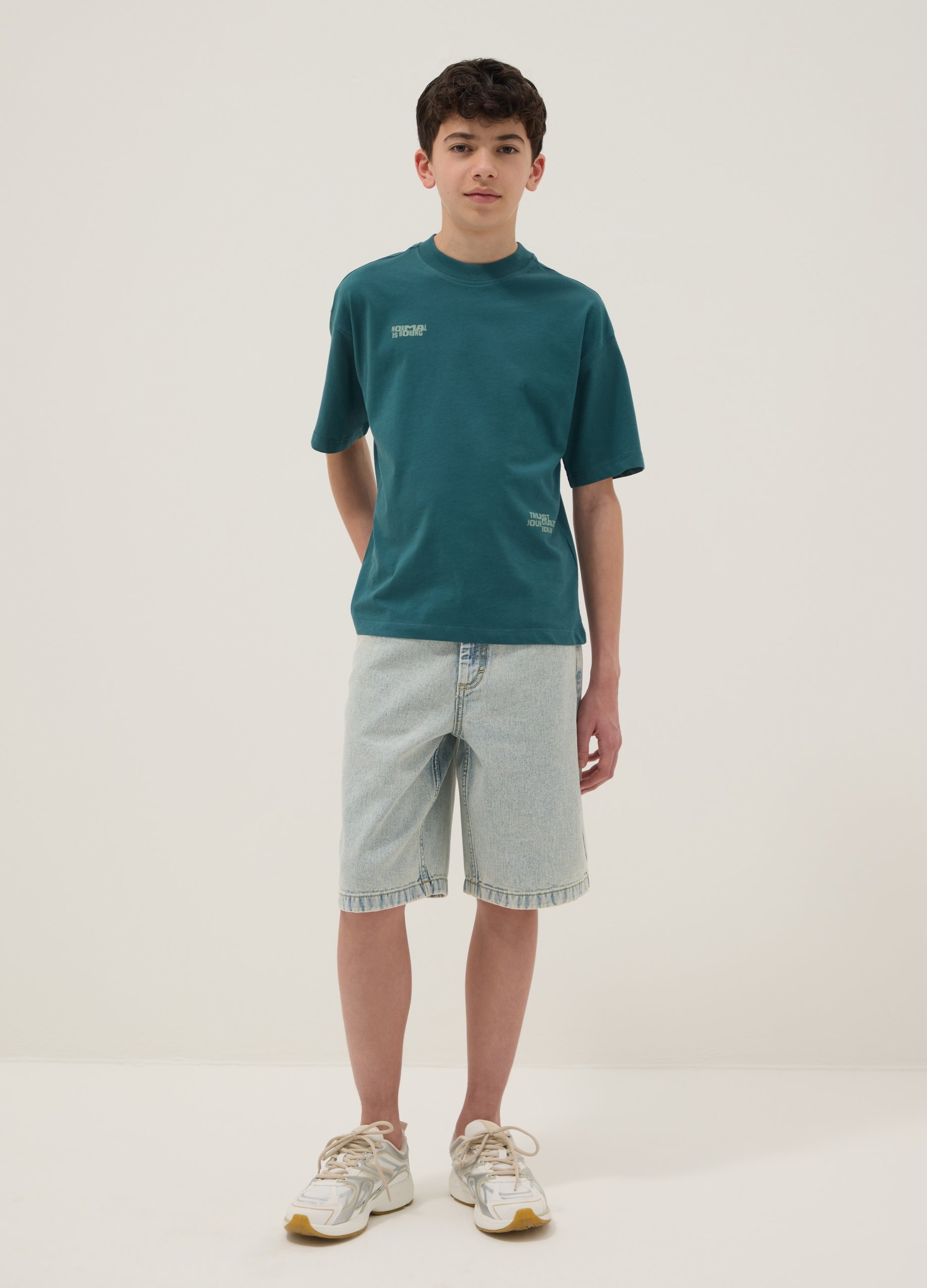 REPUBLIC OF DENIM, Shorts De Algodón 100%, Niño, Denim, Talla: 12-13