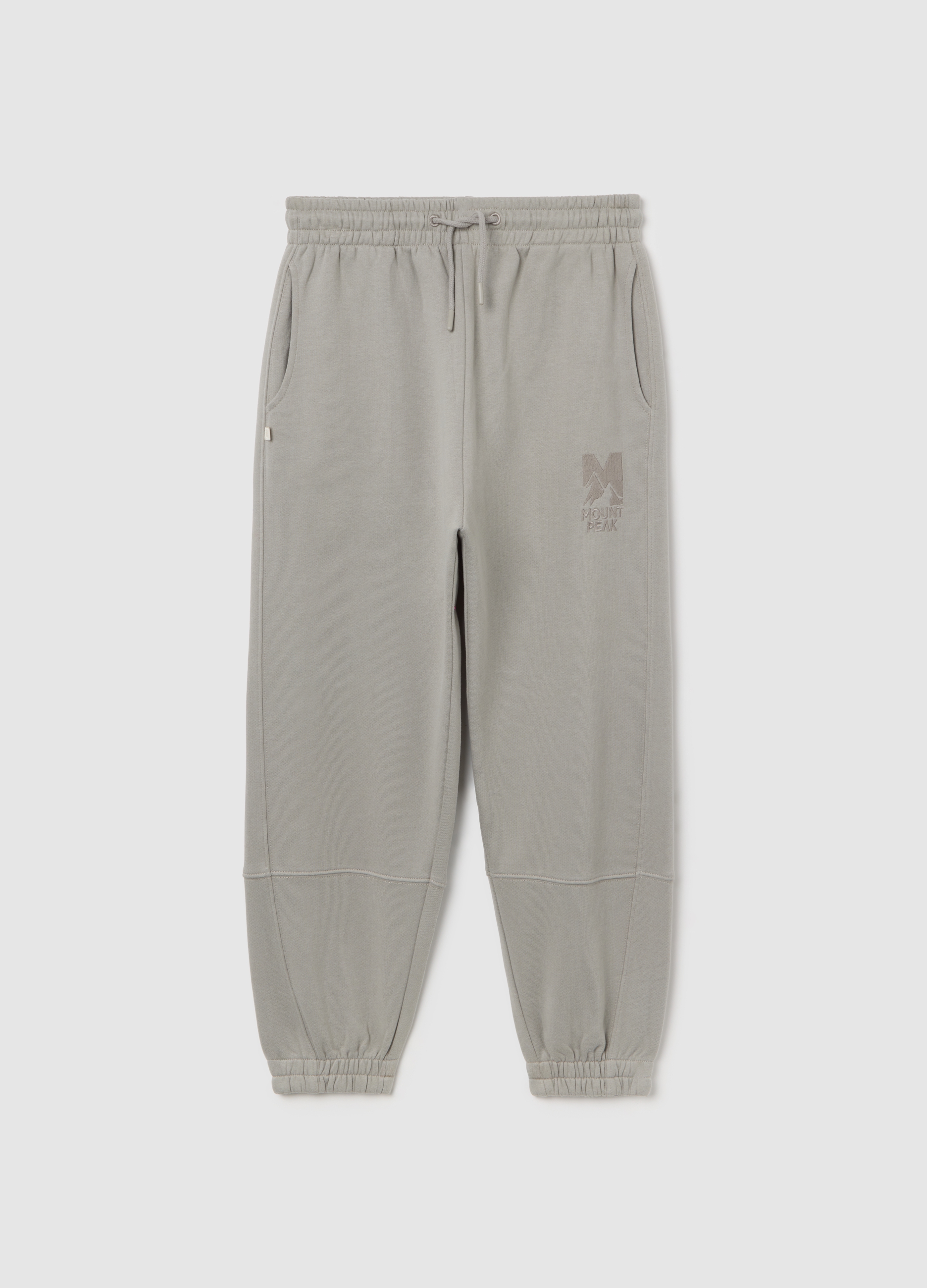 OVS KIDS, Pantalones Jogging Grises De Algodón, Niño, Gris, Talla: 12-13