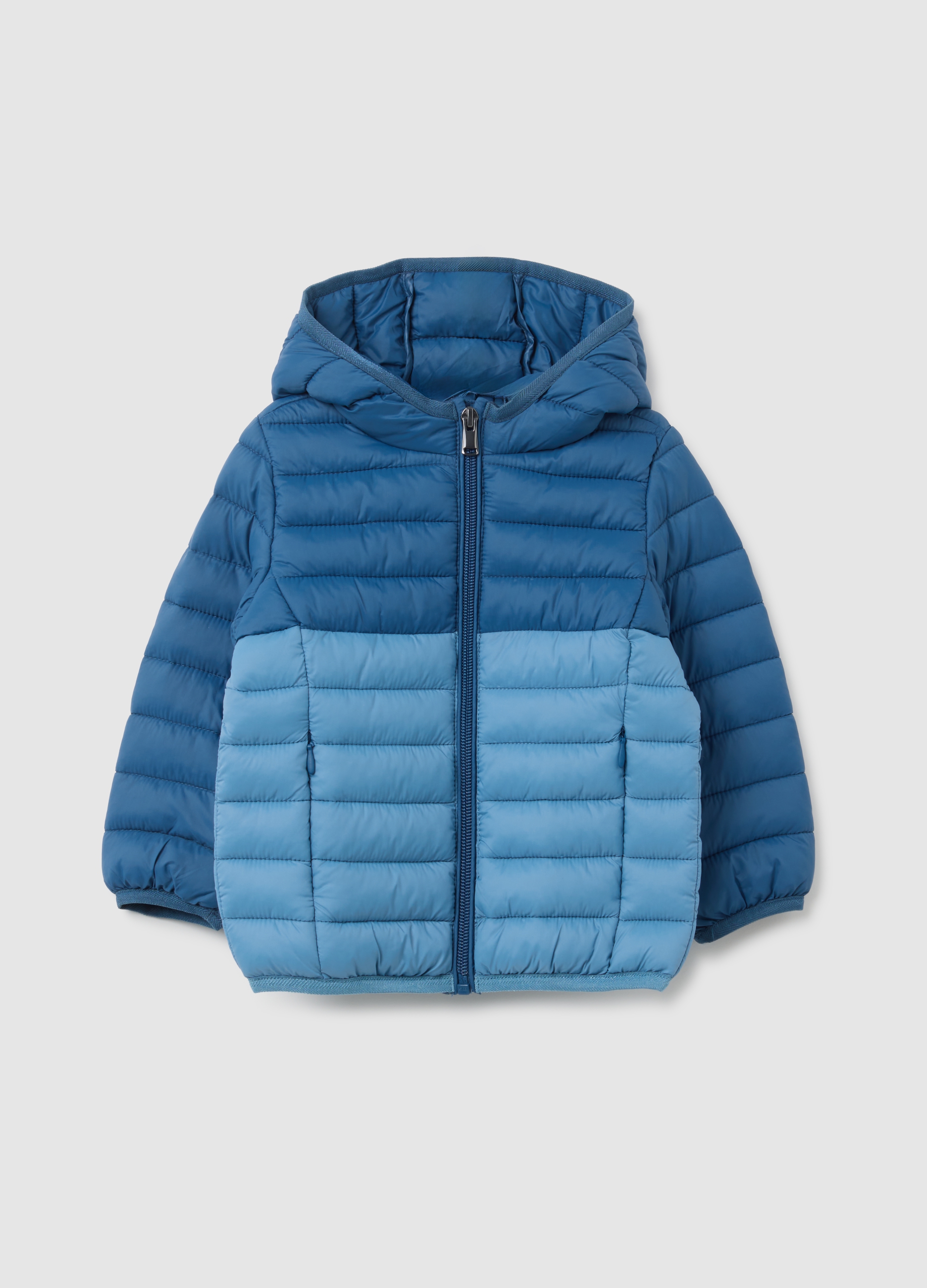 FAGOTTINO, Giacca Imbottita Multicolor Da Bambino Con Cappuccio, Multicolor, Taglia: 18-24