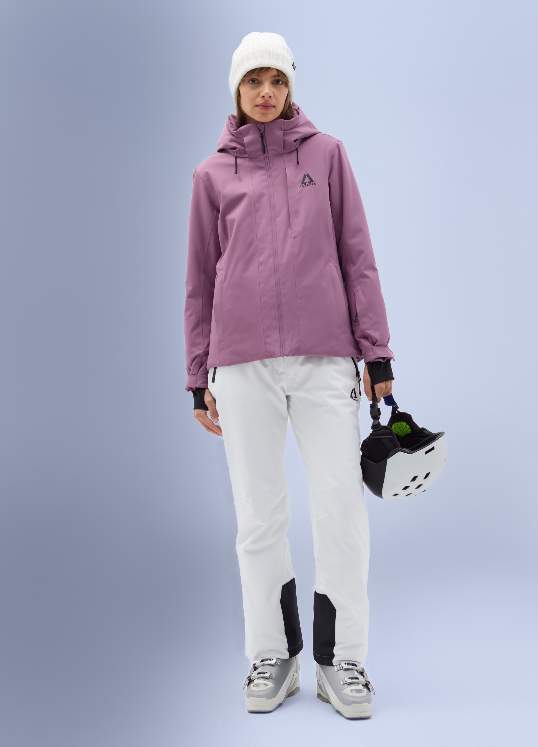 ALTAVIA, Pantalón De Esquí Térmico Altavia By Deborah Compagnoni, Mujer, Blanco óptico, Talla: XL