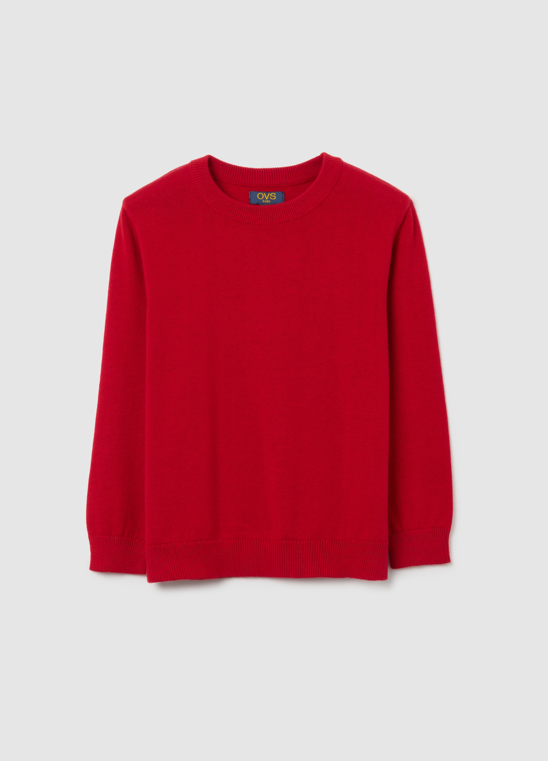 OVS KIDS, Jersey Infantil De Algodón Rojo Con Ajuste Oversize, Niño, Rojo Cereza, Talla: 5-6
