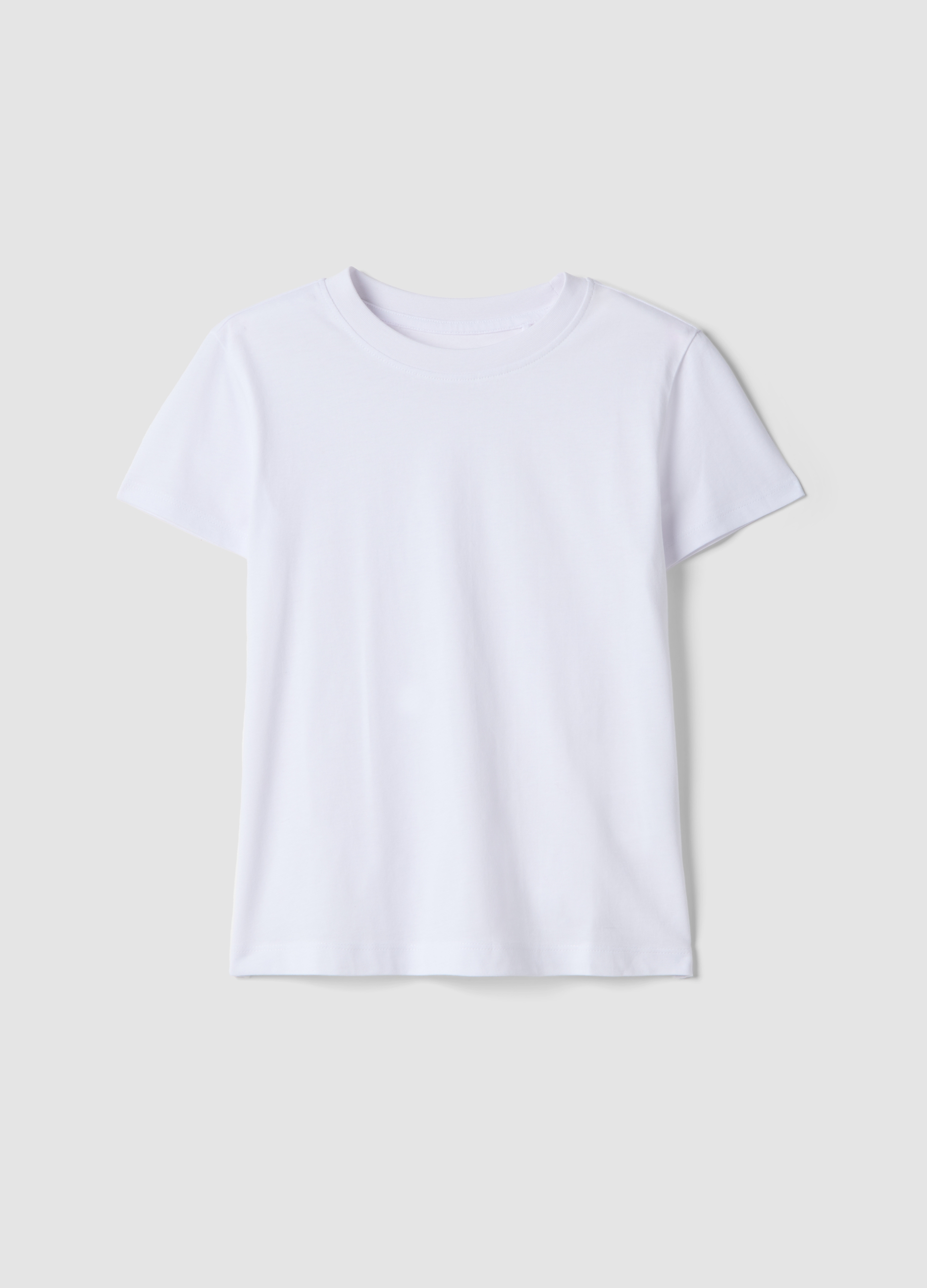 OVS KIDS, Camiseta Blanca De Algodón Puro Para Niña, Corte Regular, Niña, Blanco óptico, Talla: 11-12