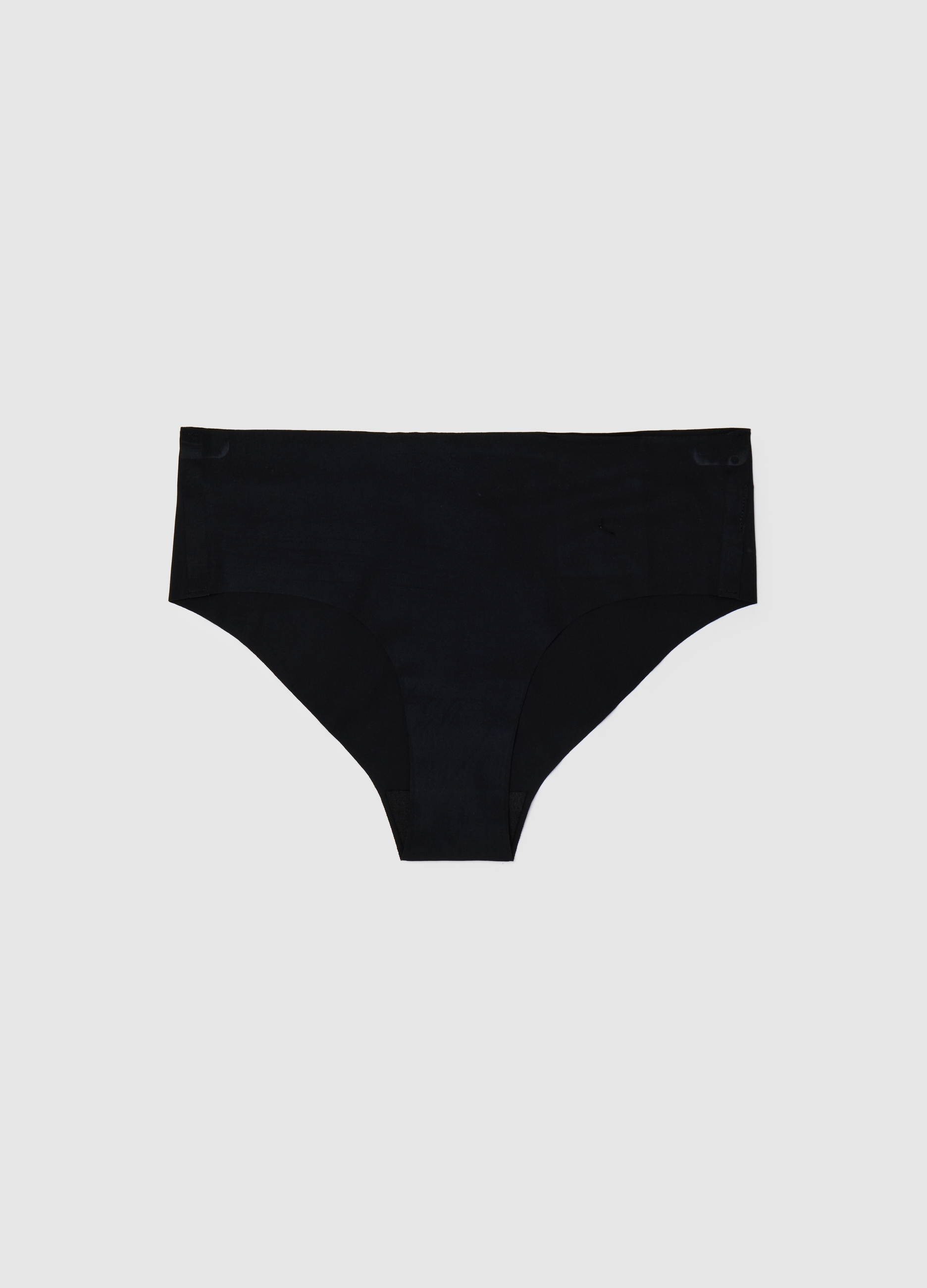 Braguita De Mujer En Tejido Elástico Negro, Mujer, Gunmetal, Talla: 2