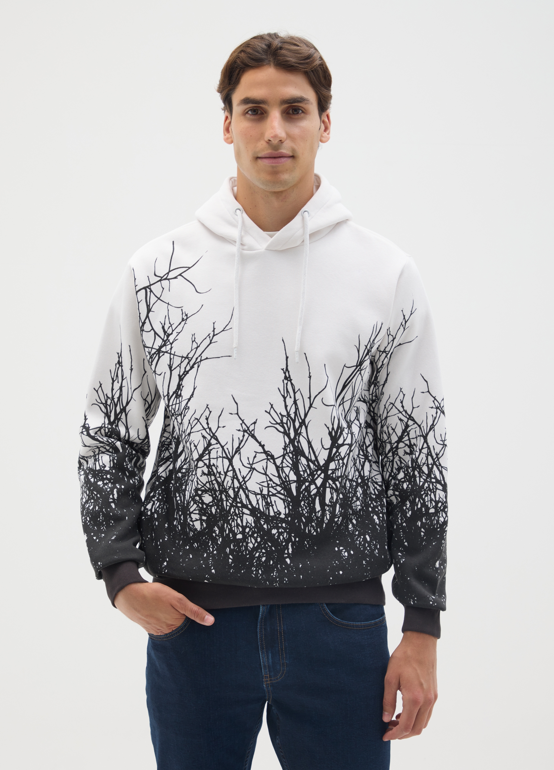 E-TEES, Felpa In Misto Cotone Multicolor, Uomo, Multicolor, Taglia: M