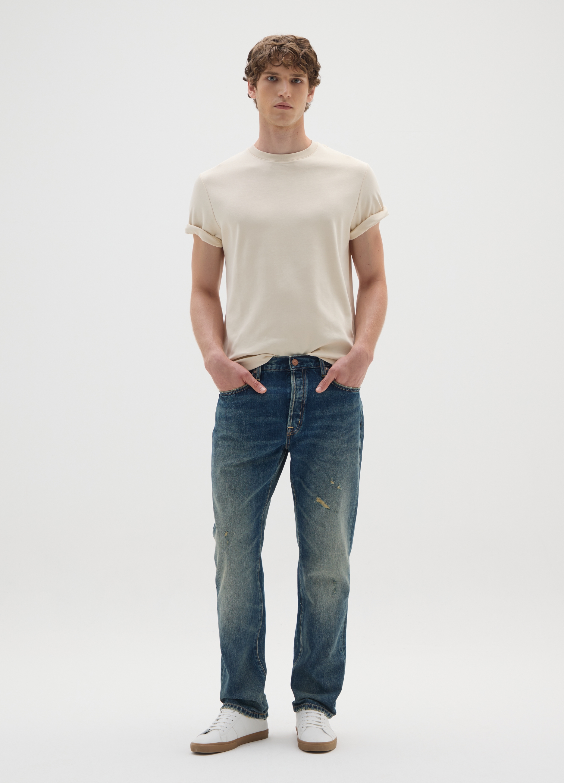 OVS, T-shirt In Puro Cotone Blu Regular Fit, Uomo, Blu, Taglia: XXL