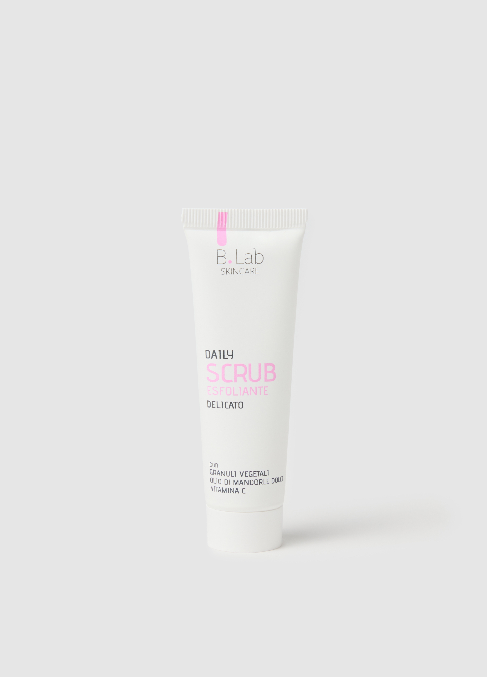 B.LAB, Scrub Viso Delicato, Formato Travel, Donna, Bianco, Taglia: FASUL