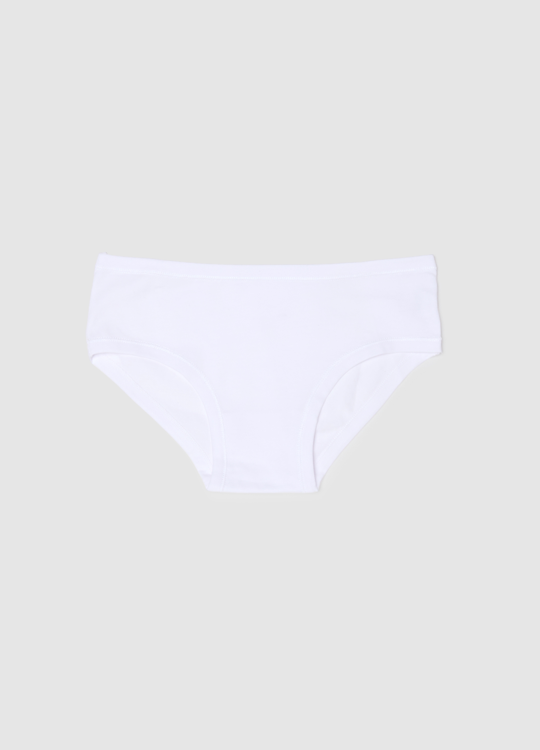 OVS KIDS, Mutandine In Cotone Elasticizzato Bianche Da Ragazza, Unisex, Bianco, Taglia: 10-11