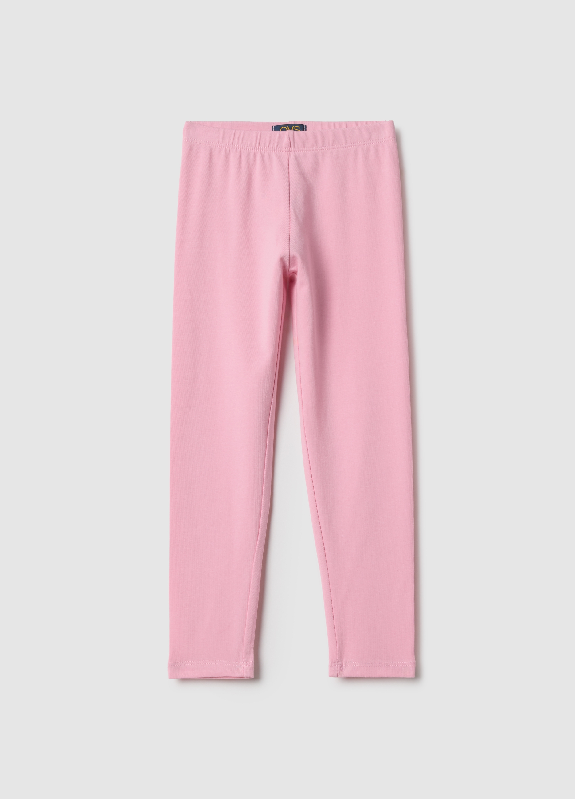 OVS KIDS, Leggings Slim Fit De Algodón Elástico Rosa Para Niñas, Niña, Rosa Claro, Talla: 4-5