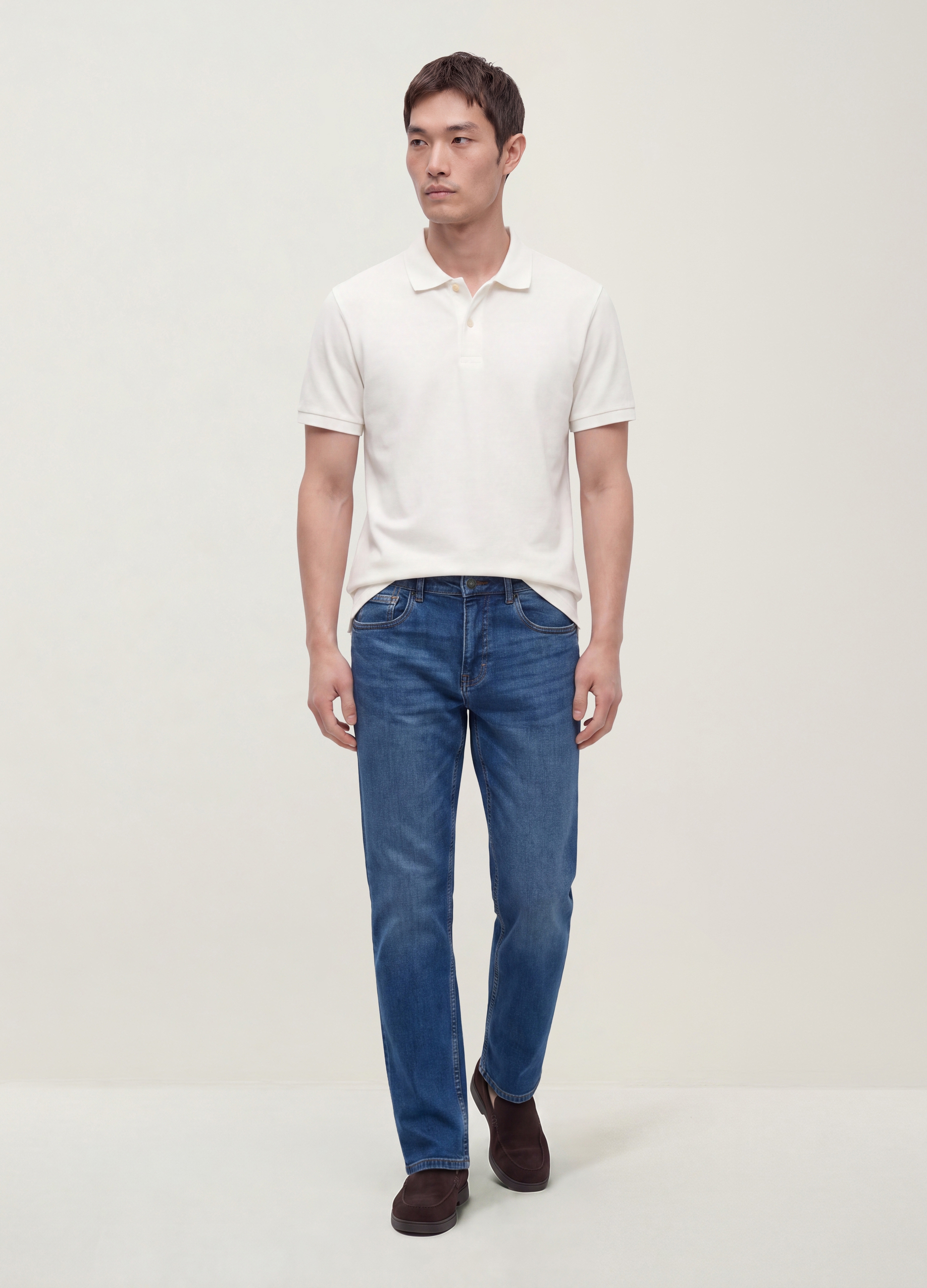 REPUBLIC OF DENIM, Jeans Blu In Cotone Elasticizzato Comfort Fit, Uomo, Blu, Taglia: 48