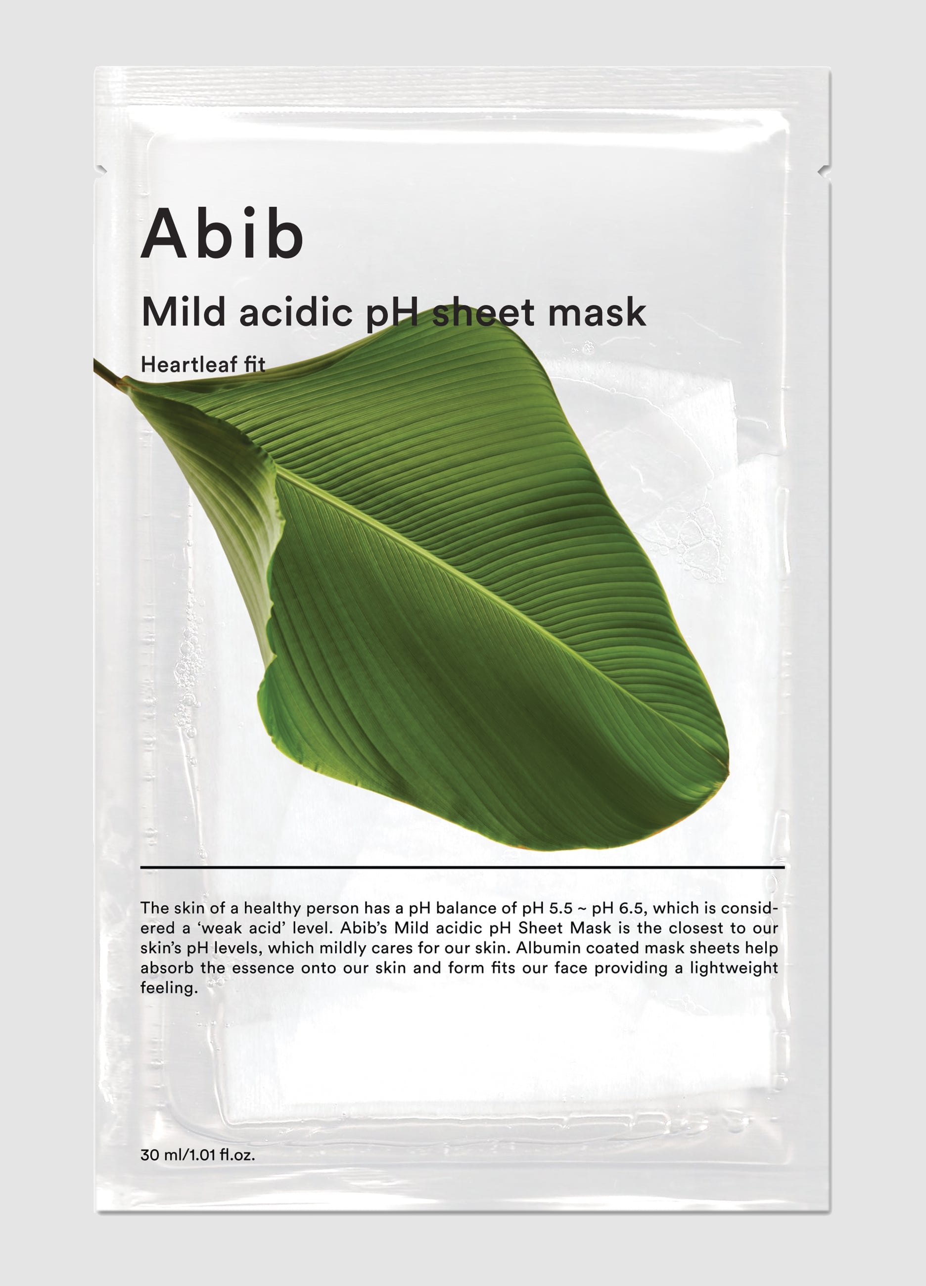 Ovs Damen Bianco Abib Mild Acidic Ph Heartleaf Fit Tuchmaske - Korean Skincare, Frau, Größe: Fasul - Bild 1