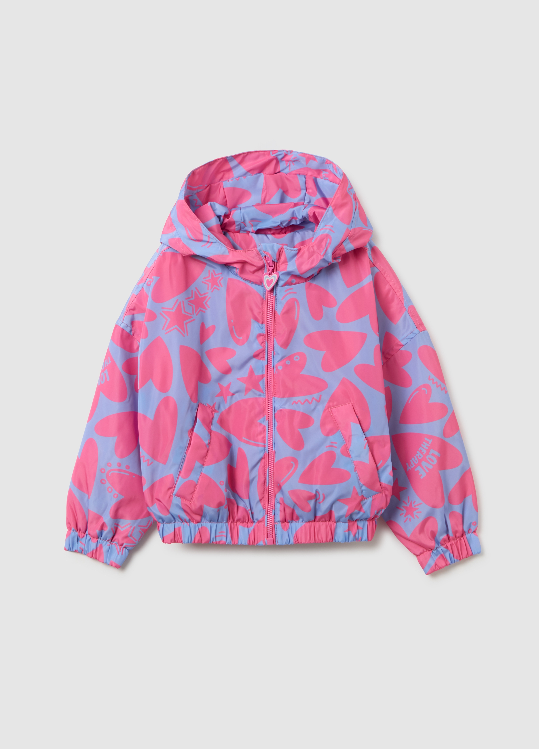 OVS, Chaqueta De Niña Multicolor Regular Fit, Niña, Rosa/Azul Claro, Talla: 7-8