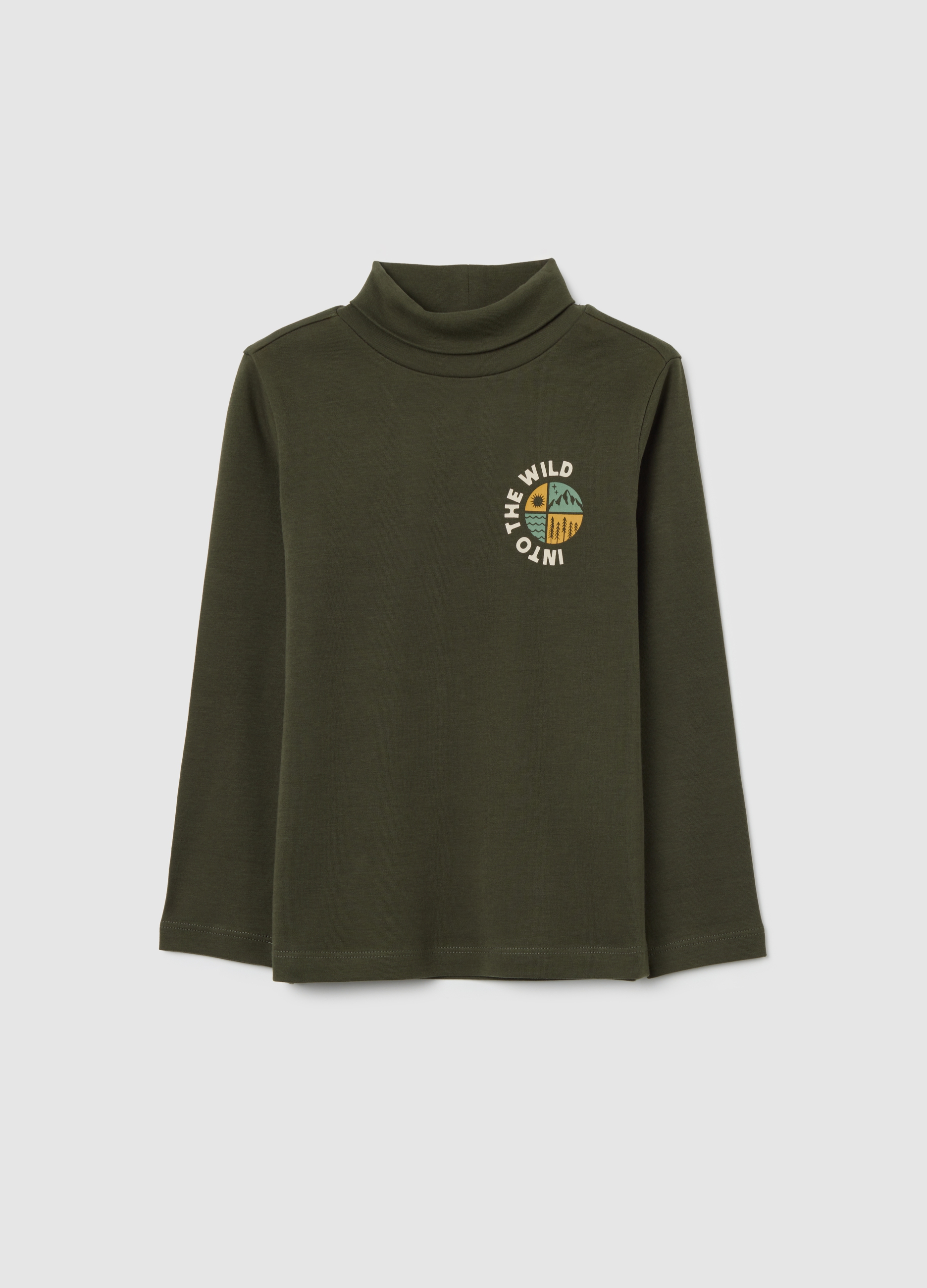 OVS KIDS, Suéter Infantil De Algodón Puro Verde Regular Fit, Niño, Verde claro, Talla: 8-9