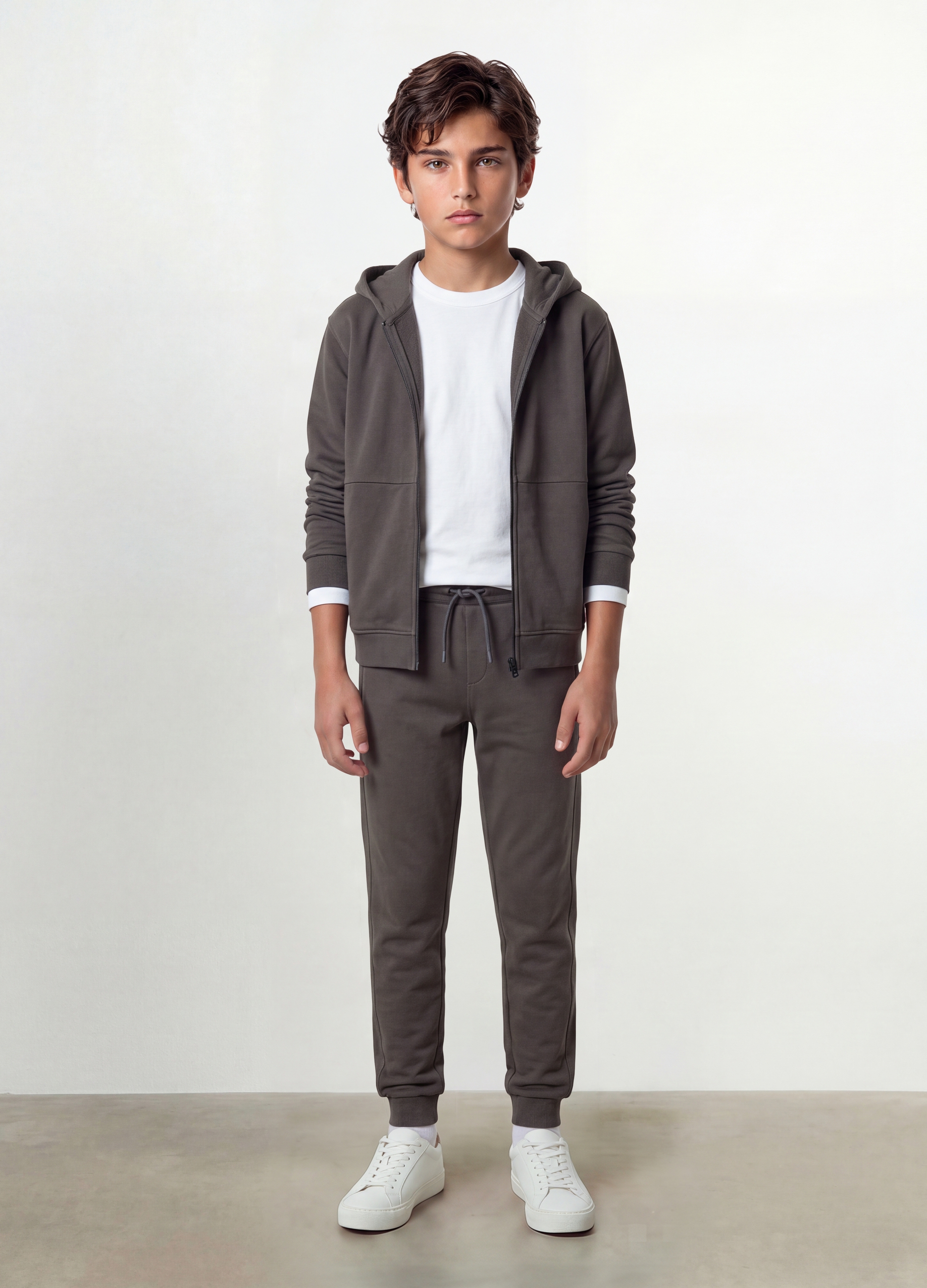 OVS KIDS, Pantaloni Jogger Grigi In Cotone Organico, Bambino, Grigio, Taglia: 10-11