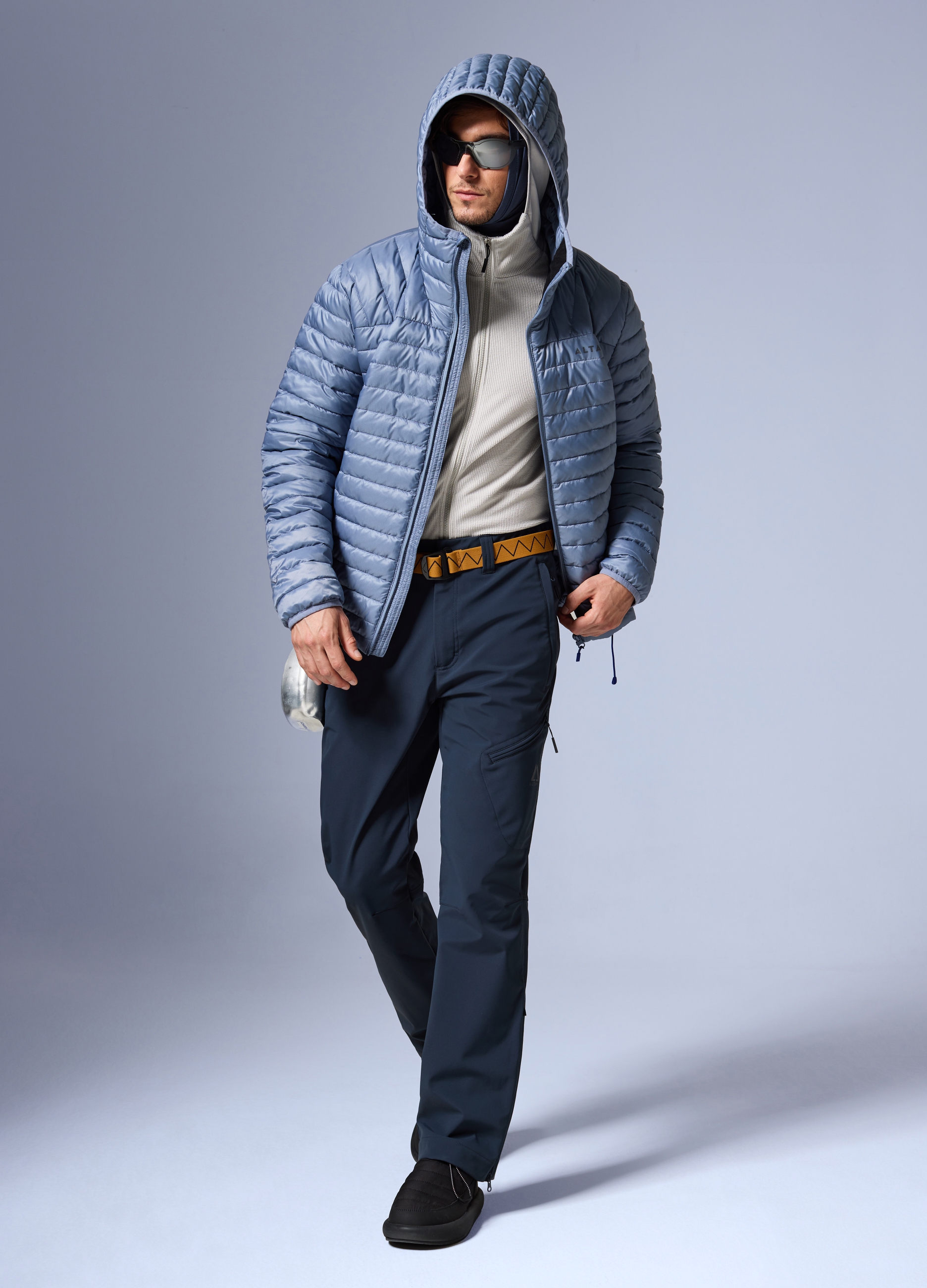 Chaqueta Ultraligera Altavia With Deborah Compagnoni, Hombre, Azul chambray, Talla: L