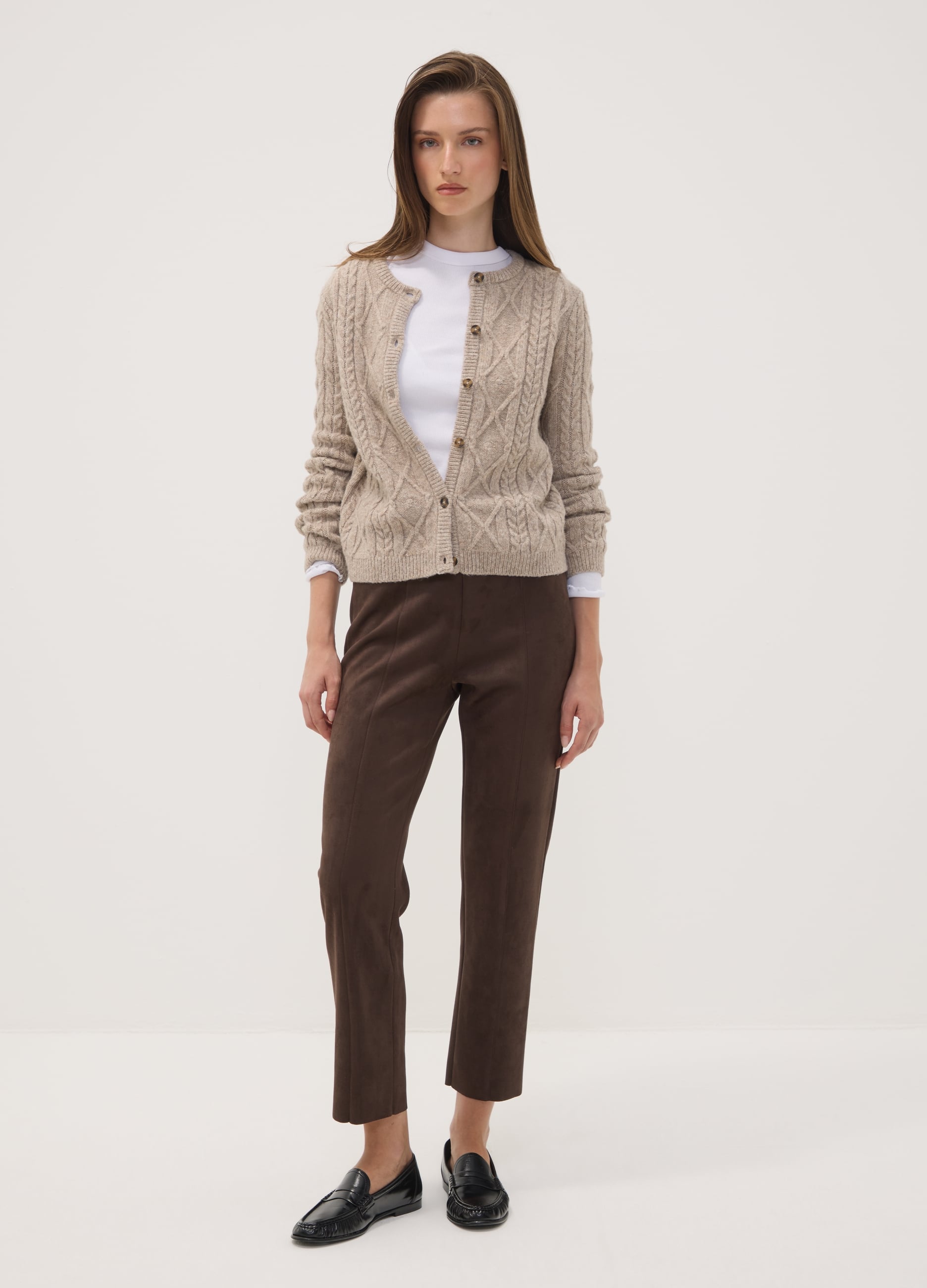 OVS, Leggings Marroni In Tessuto Elasticizzato Slim Fit, Donna, Marrone, Taglia: XS